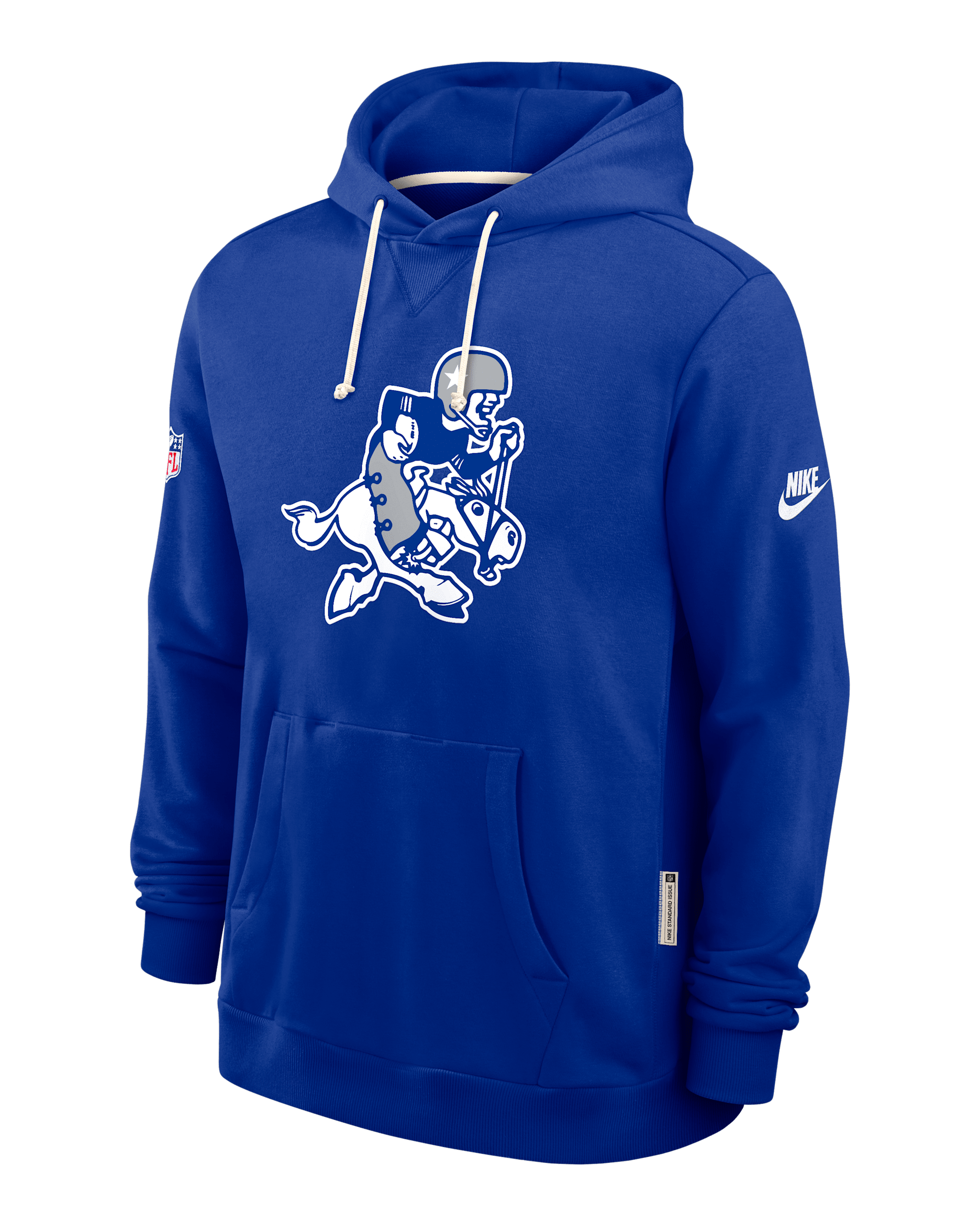 Dallas Cowboys Alt Offensive Set Play Sideline Men's Nike Dri-FIT NFL Pullover Hoodie - Royal