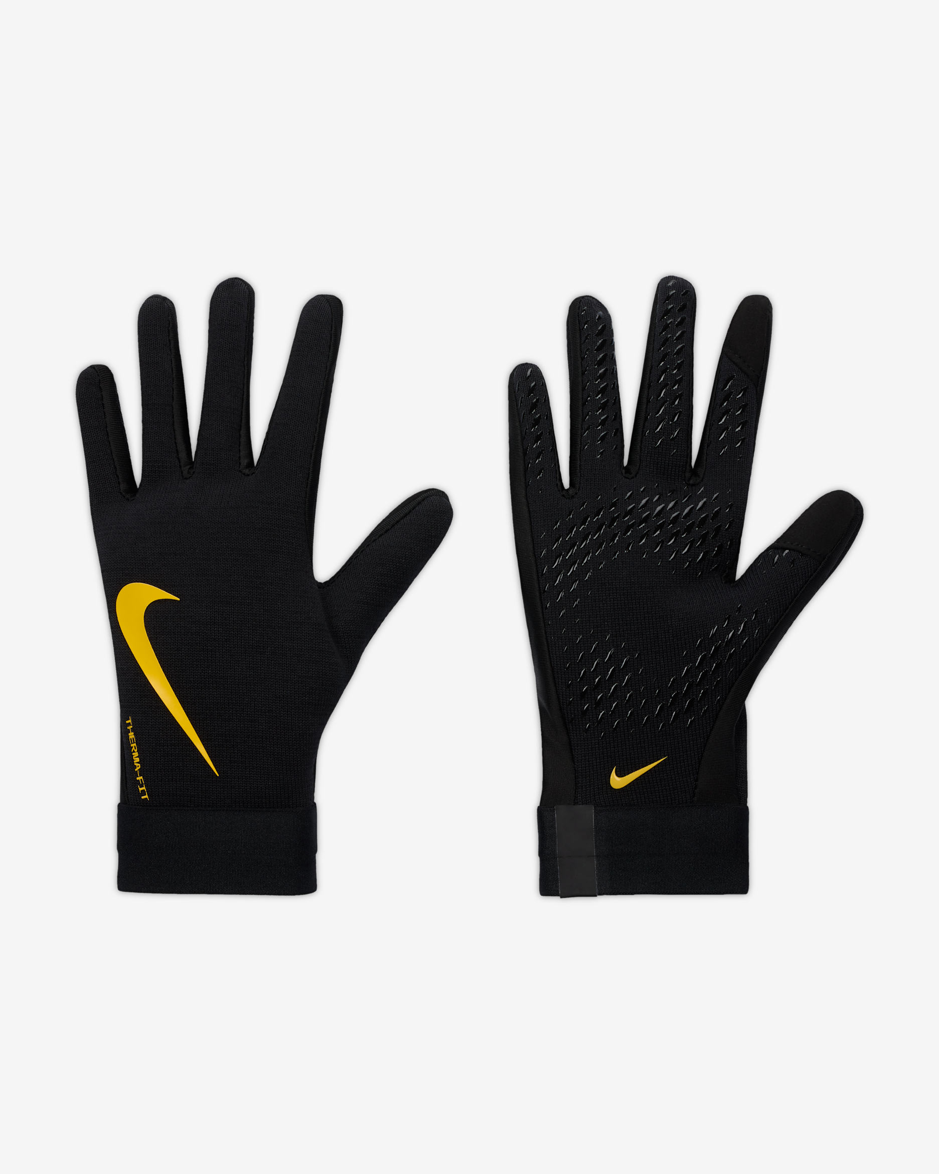 FC Barcelona 2025/26 Academy Therma-FIT Gloves - Black/Amarillo