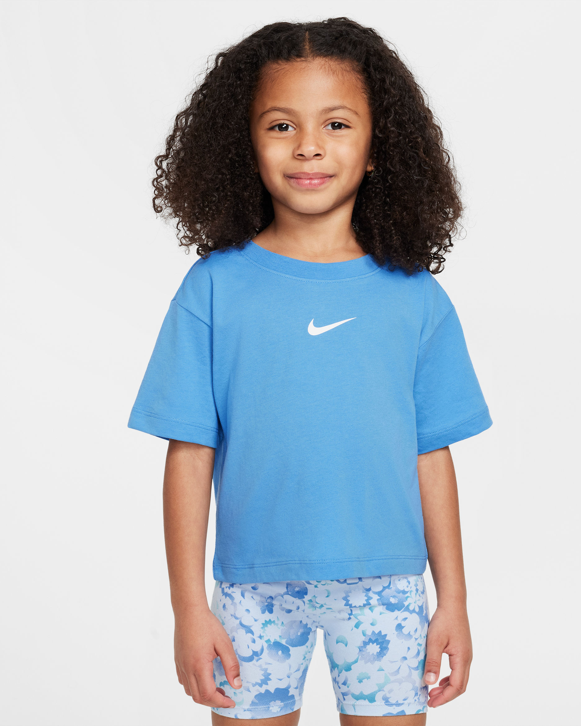 Nike Little Kids' Femme Sport T-Shirt - Blue Beyond