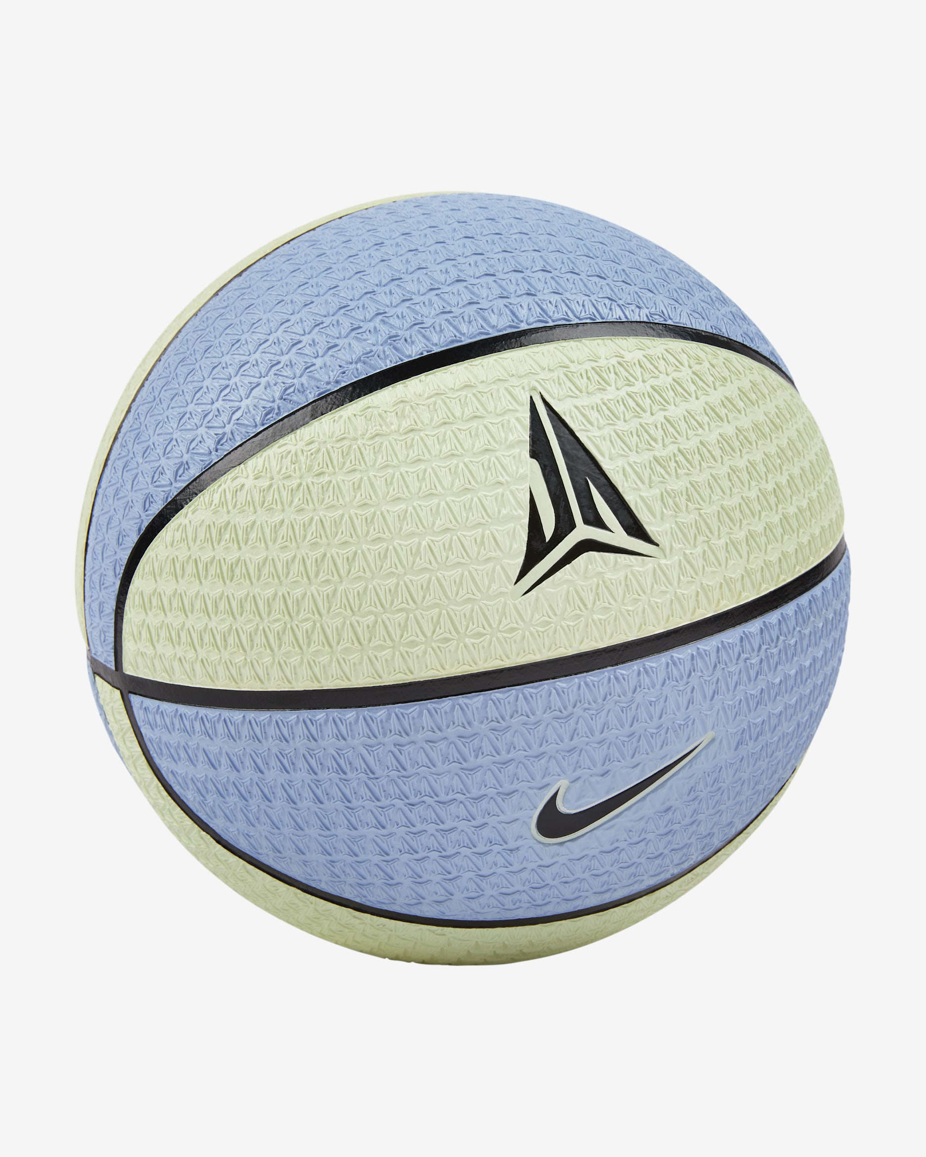 Balón de básquetbol Nike (desinflado) Ja Morant Playground 8P - Tinte volt/Cobalto felicidad/Tinte volt/Negro