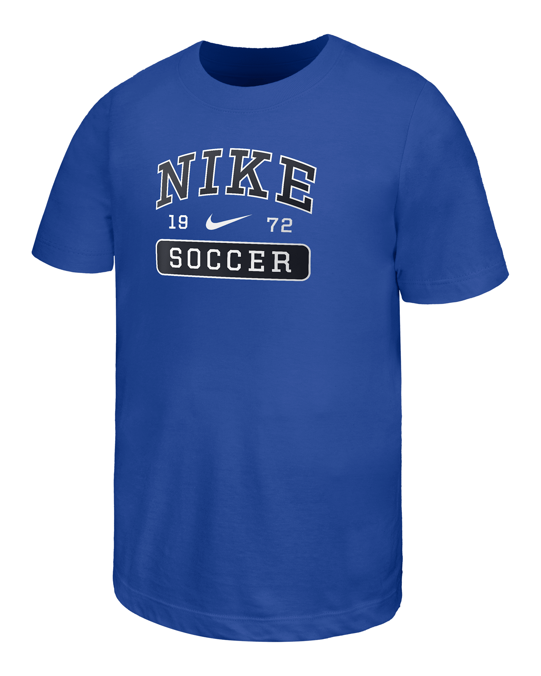 Playera de fútbol para niños talla grande Nike Swoosh - Royal juego