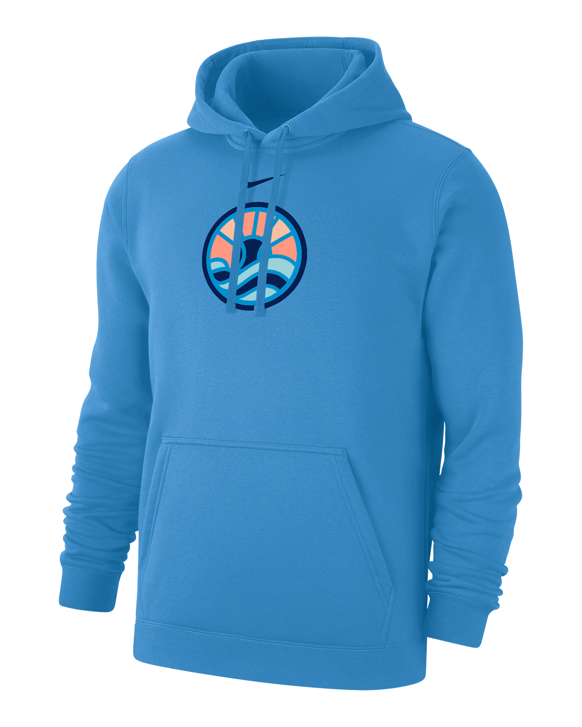 Sudadera con gorro sin cierre de tenis de tejido Fleece para hombre Nike Club - Azul valor