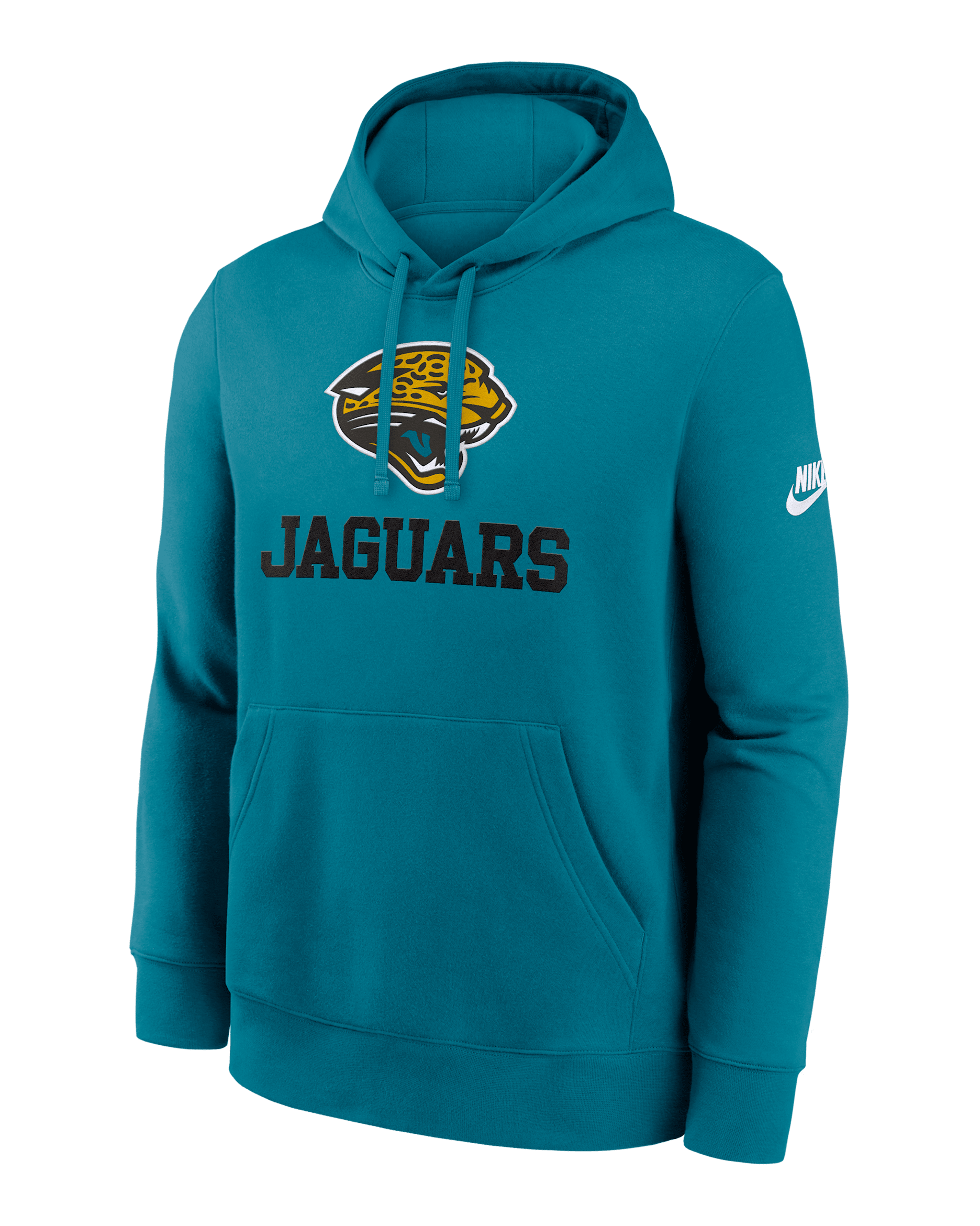 Sudadera con gorro sin cierre Nike de la NFL para hombre Jacksonville Jaguars Best Season Rewind Club Logo - Azul verdoso