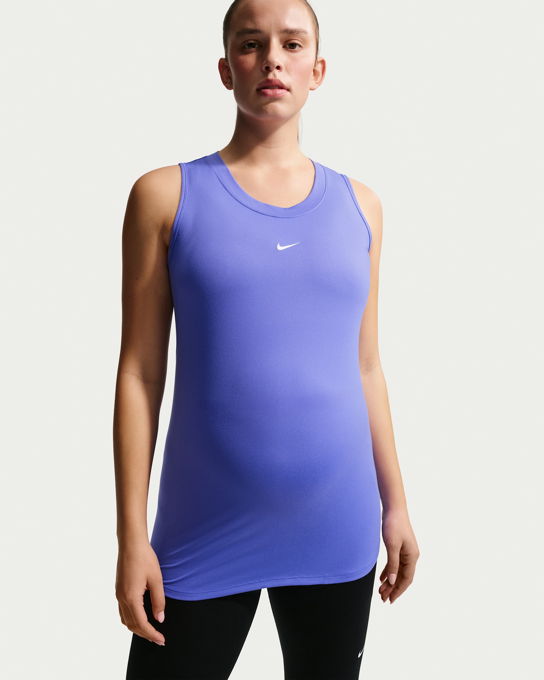 Nike (M) One Women's Dri-FIT Slim-Fit Tank Top (Maternity) - Sapphire