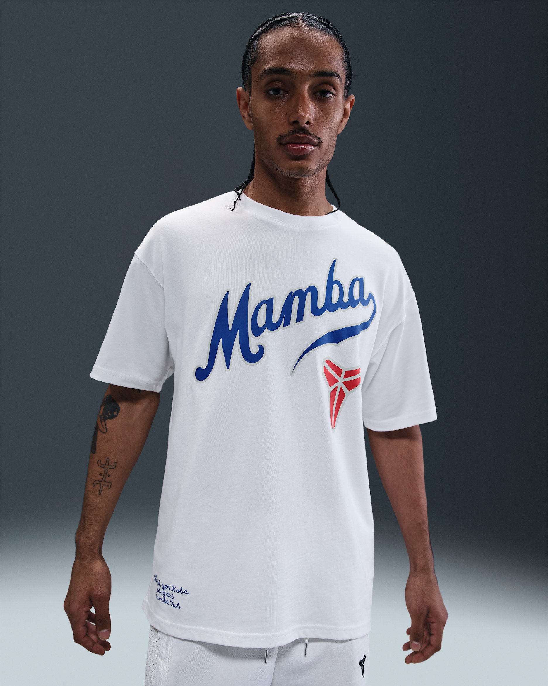 Playera Max90 para hombre Kobe - Blanco