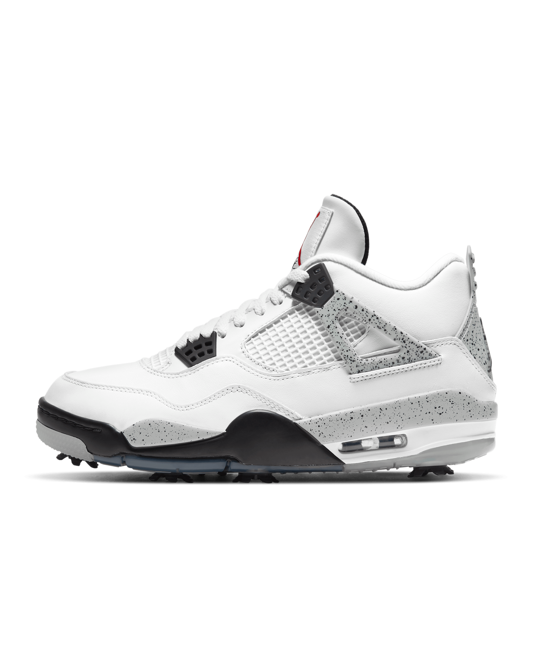 Scarpe da golf Jordan 4 G - Bianco/Tech Grey/Nero/Fire Red