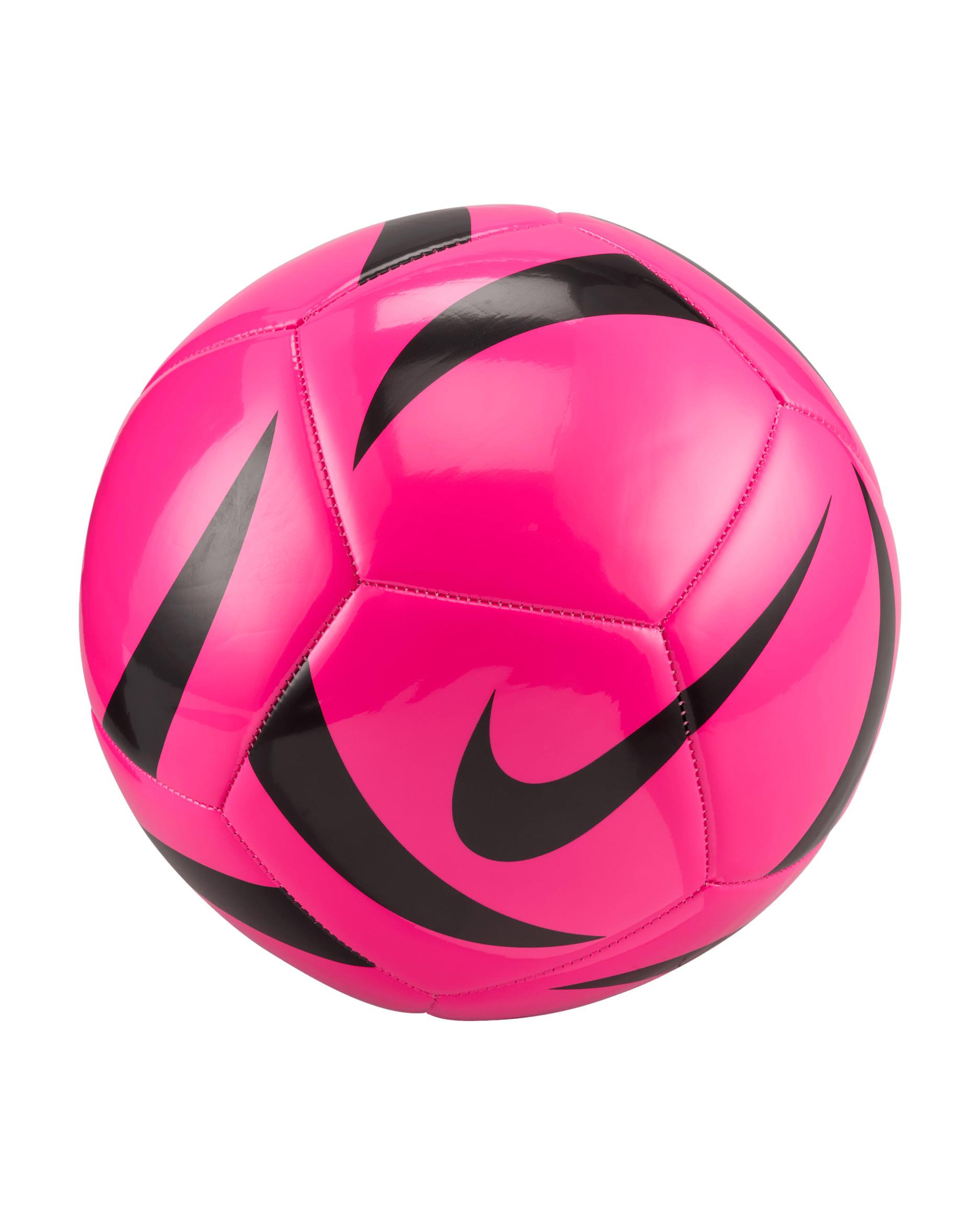 Balón de entrenamiento de fútbol Nike Pitch - Rosa feroz/Negro/Negro