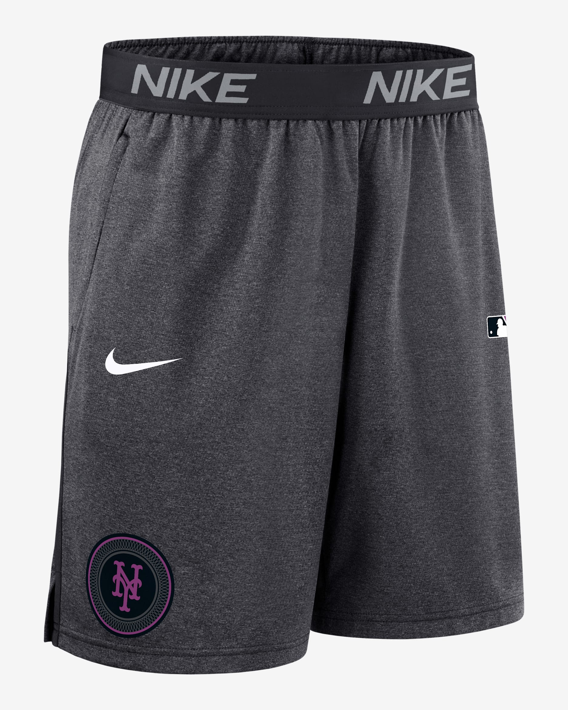 New York Mets Authentic Collection City Connect Men's Nike Dri-FIT MLB Shorts - Anthracite