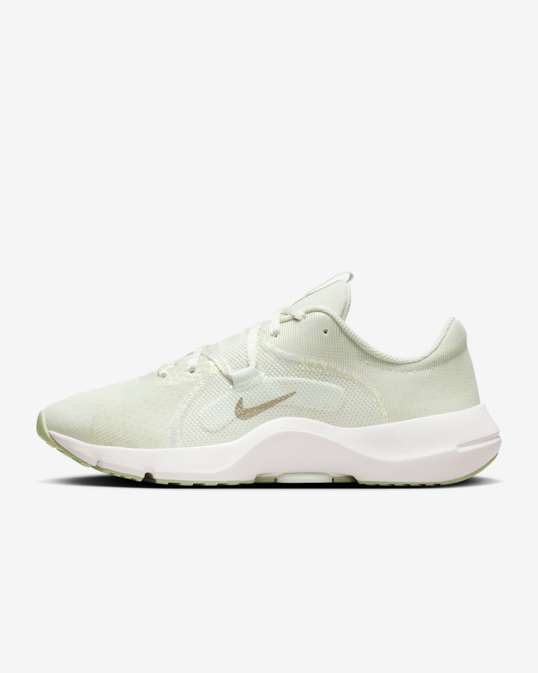 Nike In-Season TR 13 Premium Women's Workout Shoes - Summit White/Sea Glass/Light Lemon Twist/Metallic Gold Star