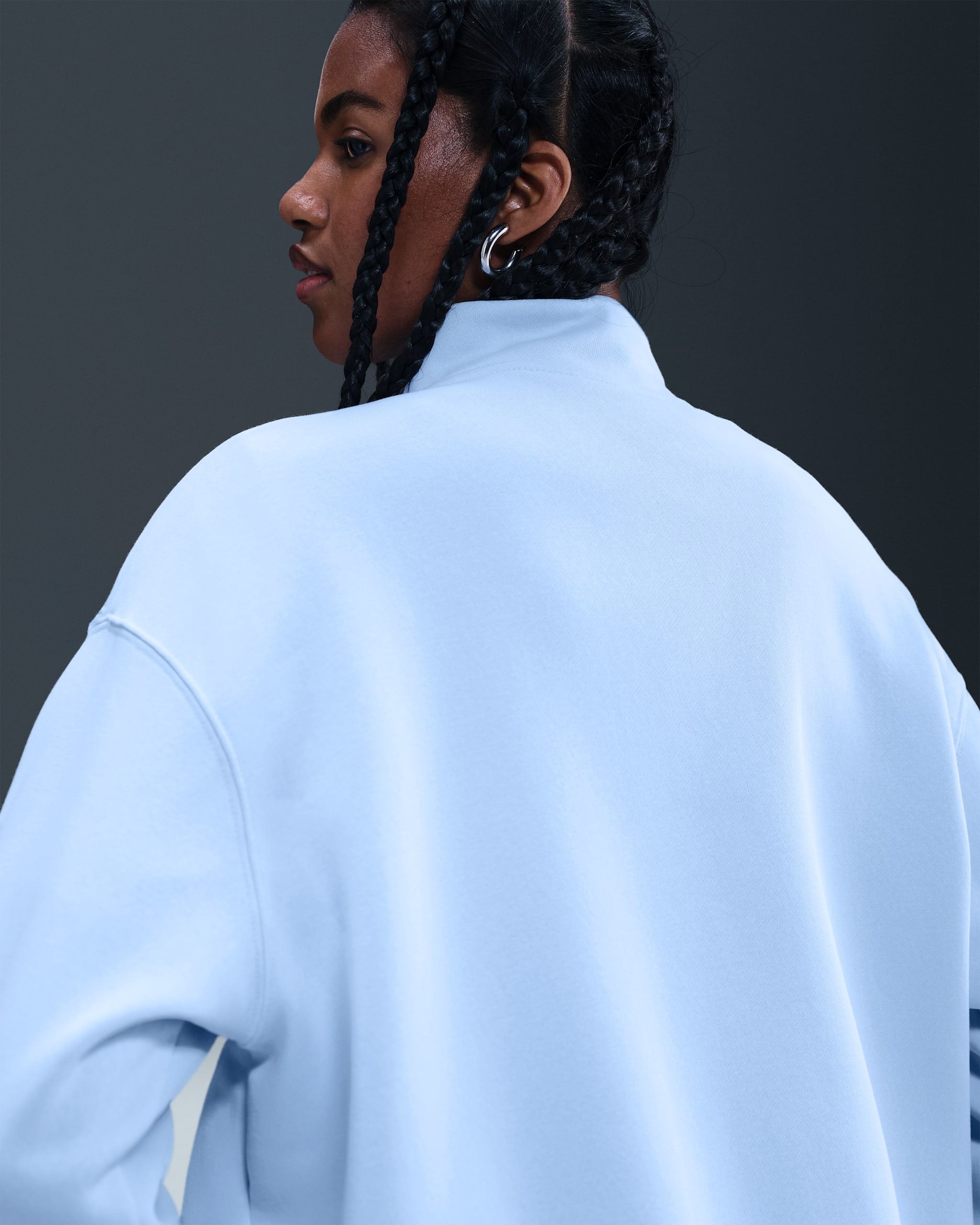 Nike Sportswear Phoenix Fleece Women's Oversized 1/4-Zip Long Sweatshirt