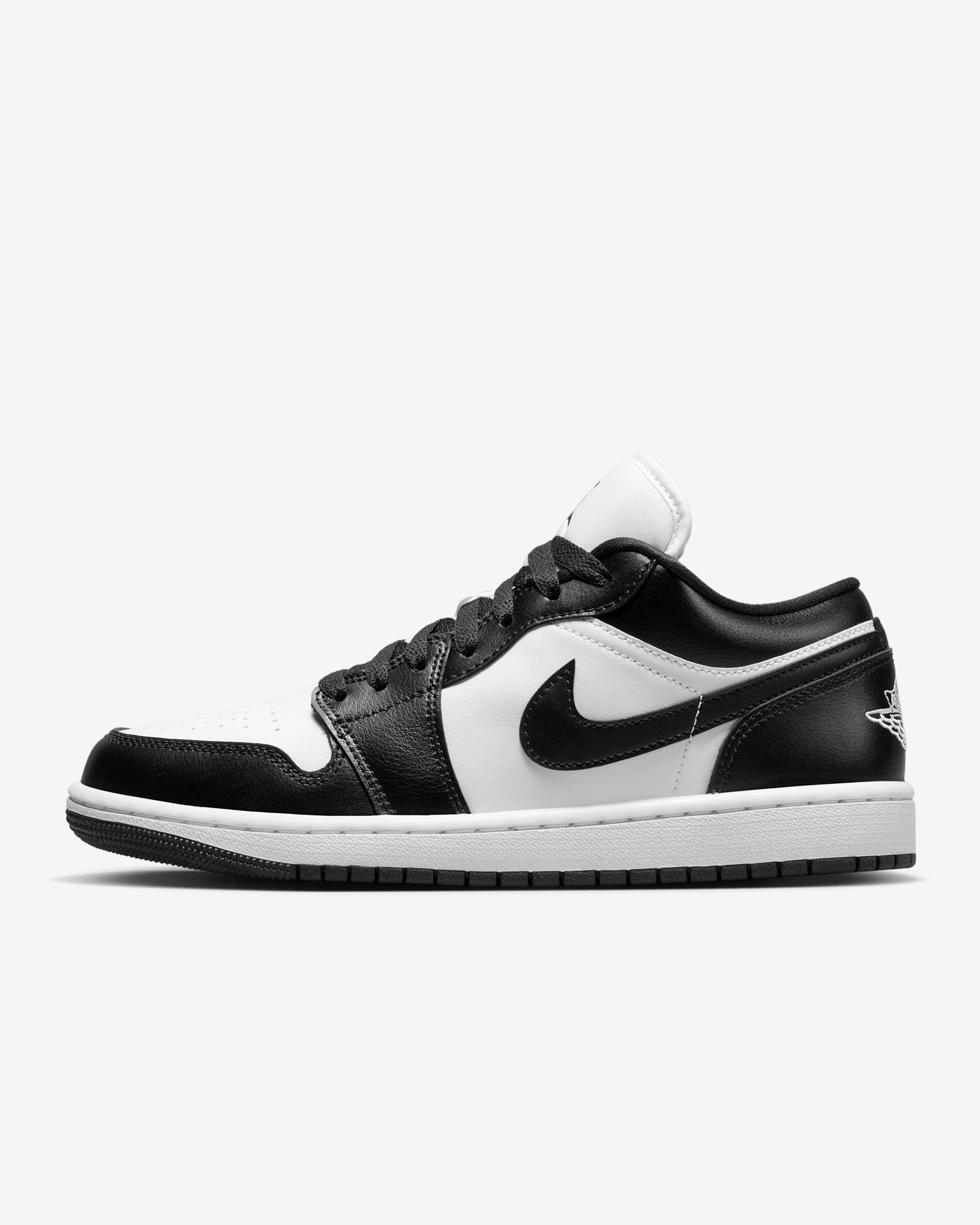 Air Jordan 1 Low Women's Shoes - White/White/Black