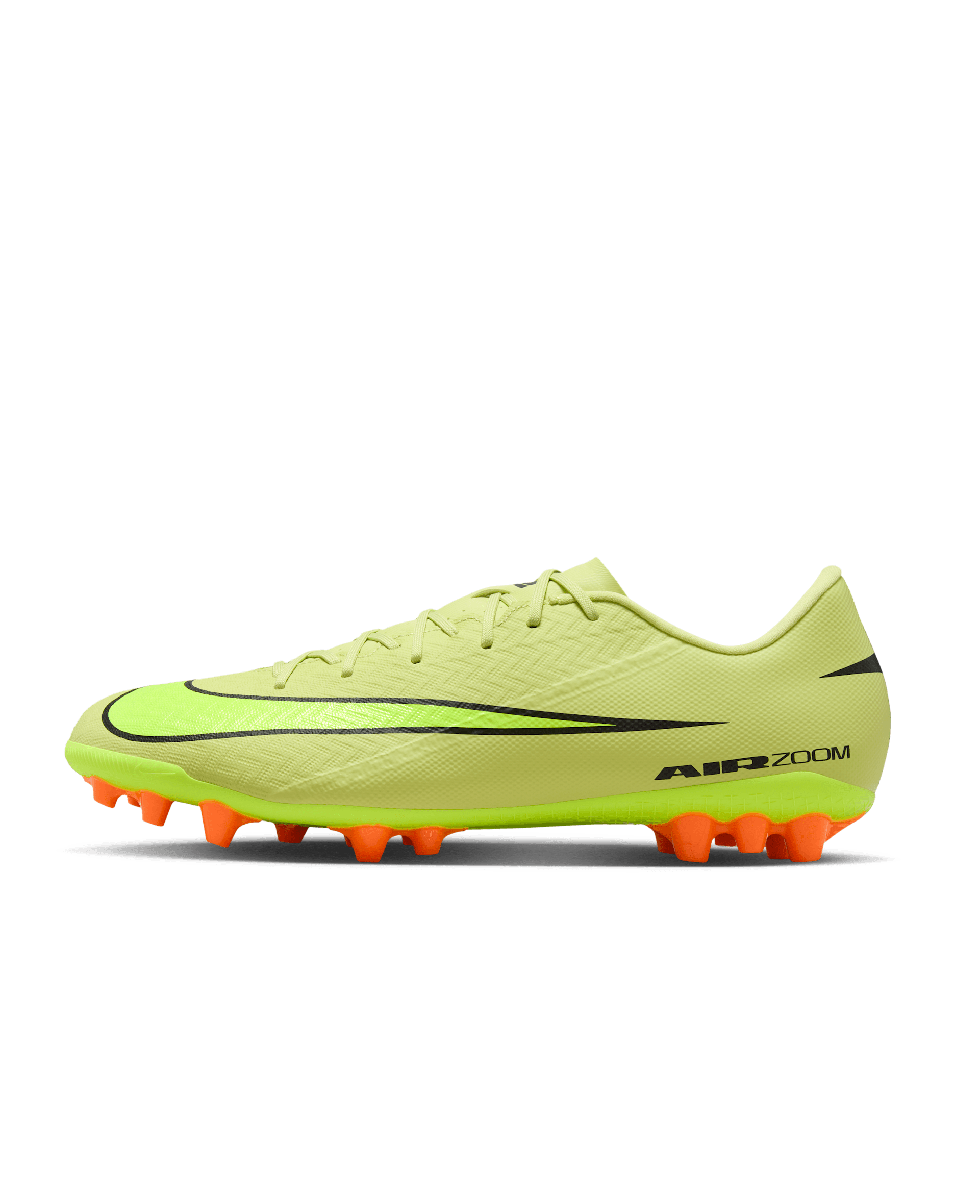 Nike Mercurial Vapor 16 Academy Artificial-Grass Low-Top Soccer Cleats - Limelight/Hyper Crimson/Volt