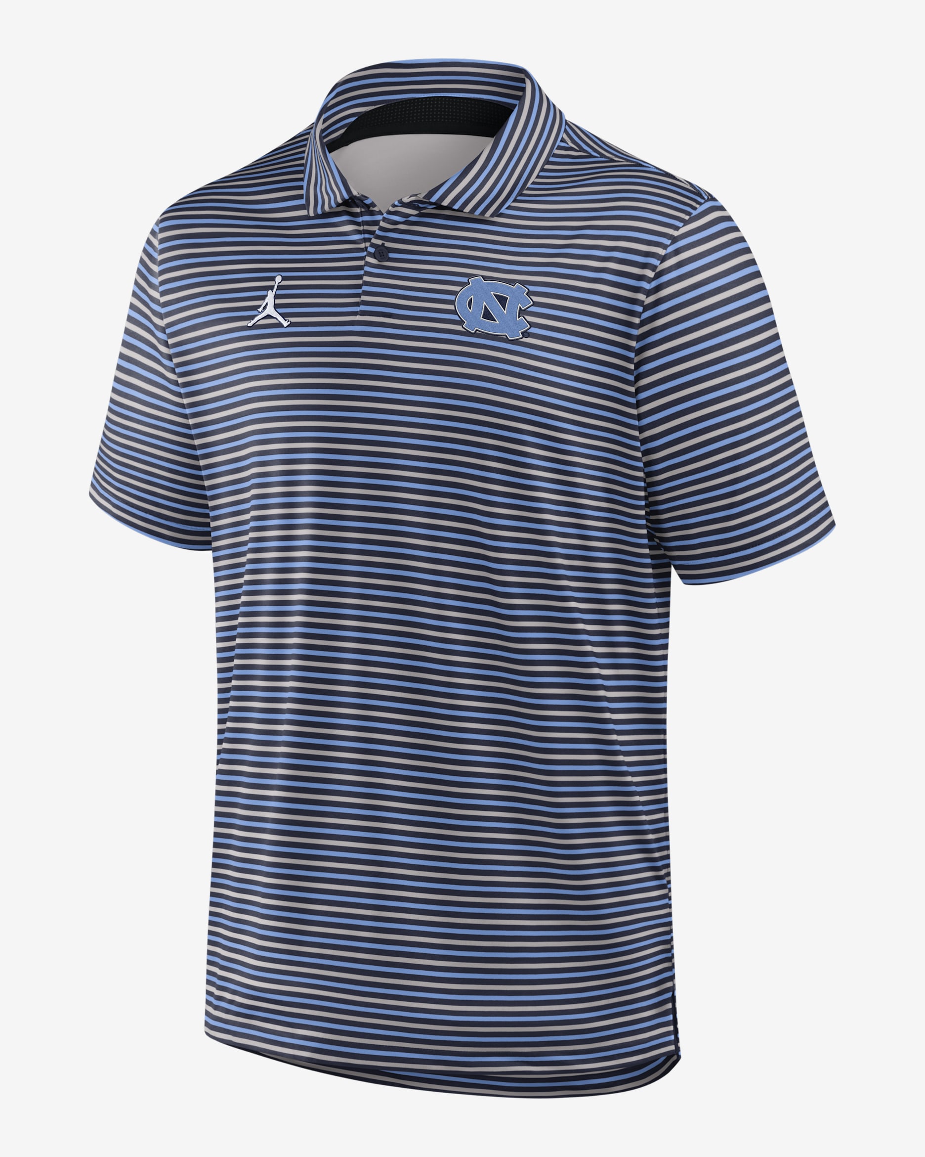 North Carolina Tour Stripe Men's Jordan Brand Dri-FIT College Polo - Navy