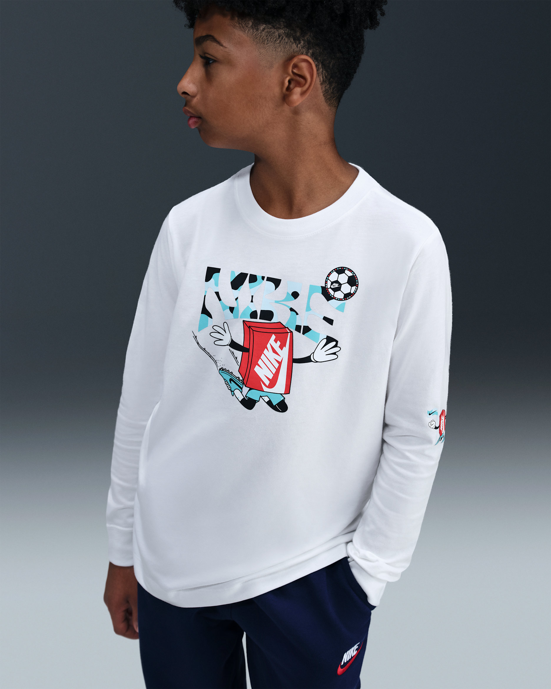 T-shirt Nike Sportswear för ungdom - Vit