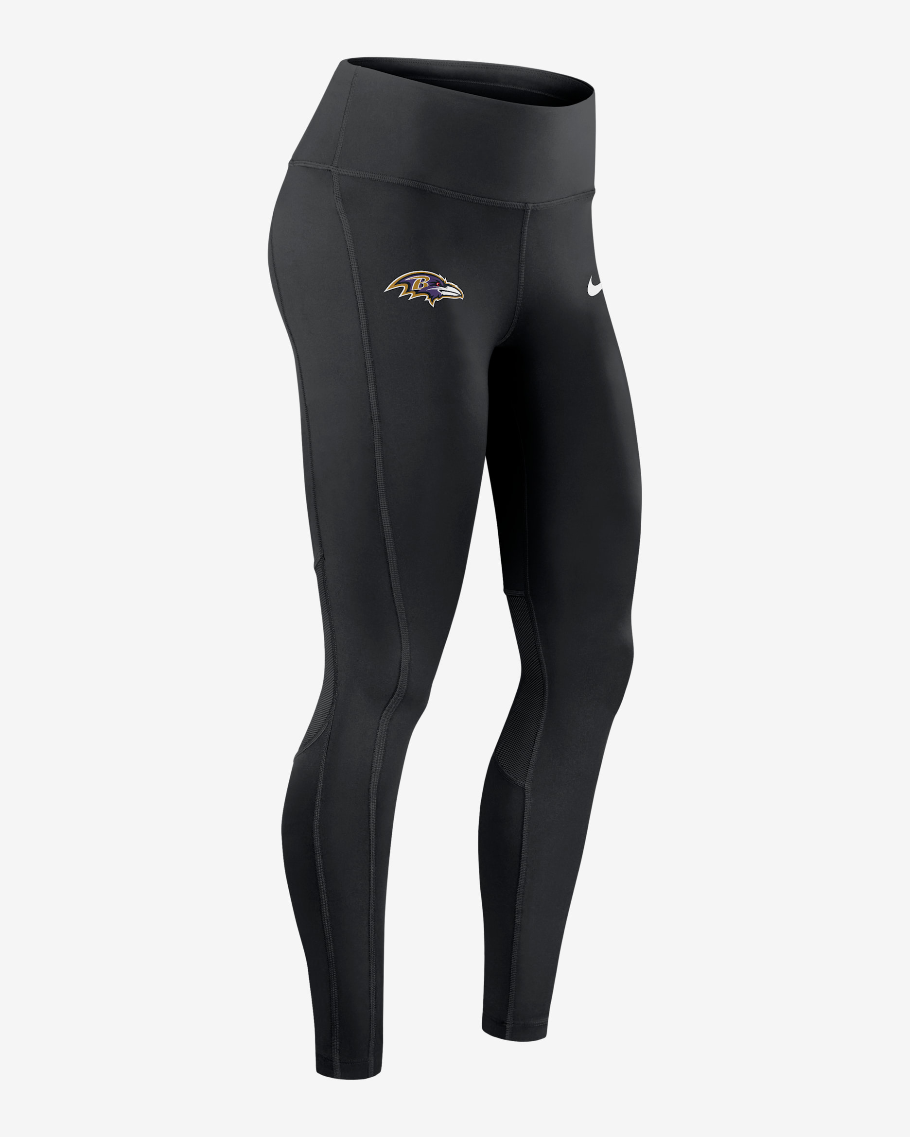 Leggings Nike Dri-FIT de la NFL para mujer Baltimore Ravens Epic Fast - Negro