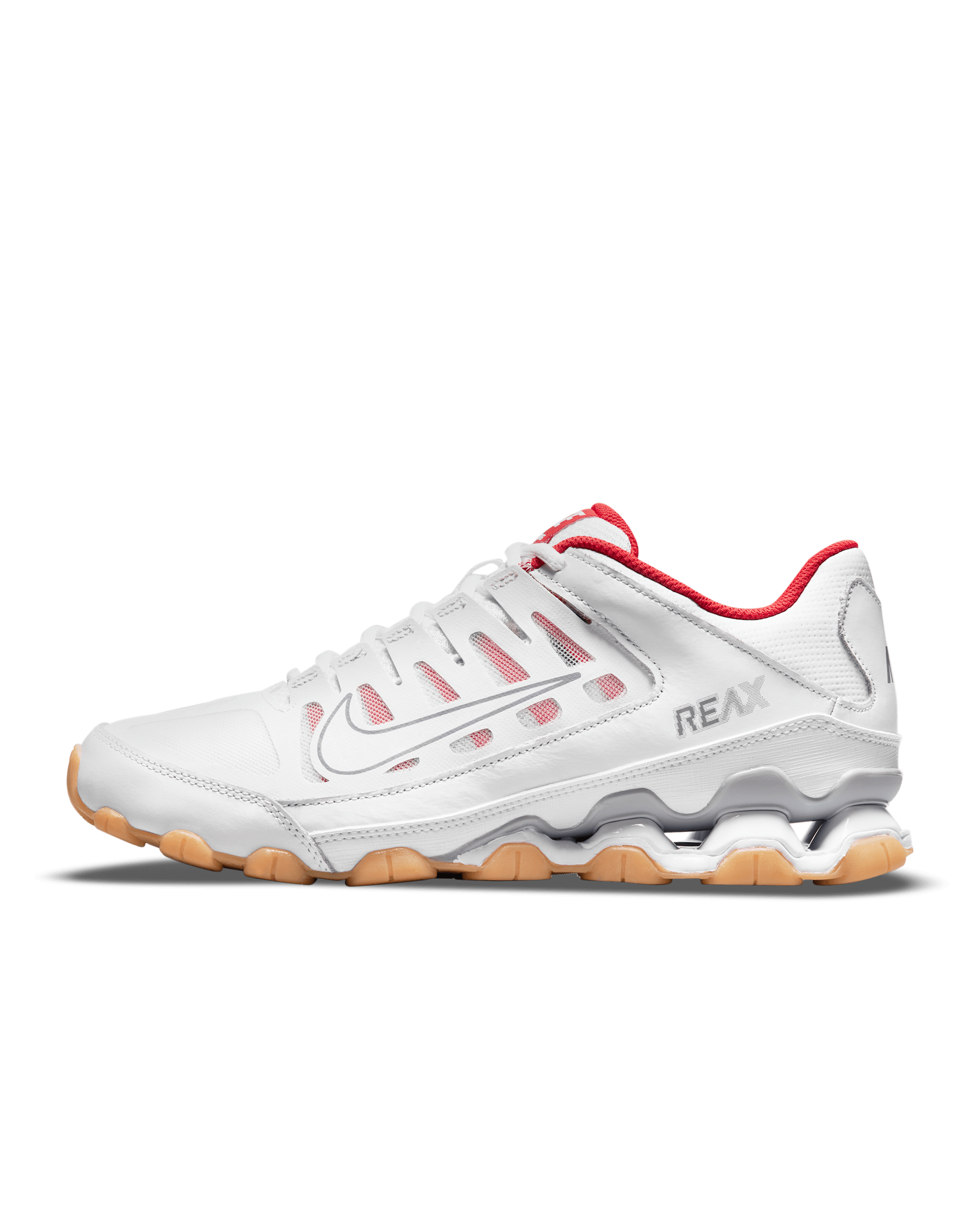 Nike Reax 8 TR Men's Workout Shoes - White/Wolf Grey/Chile Red/White