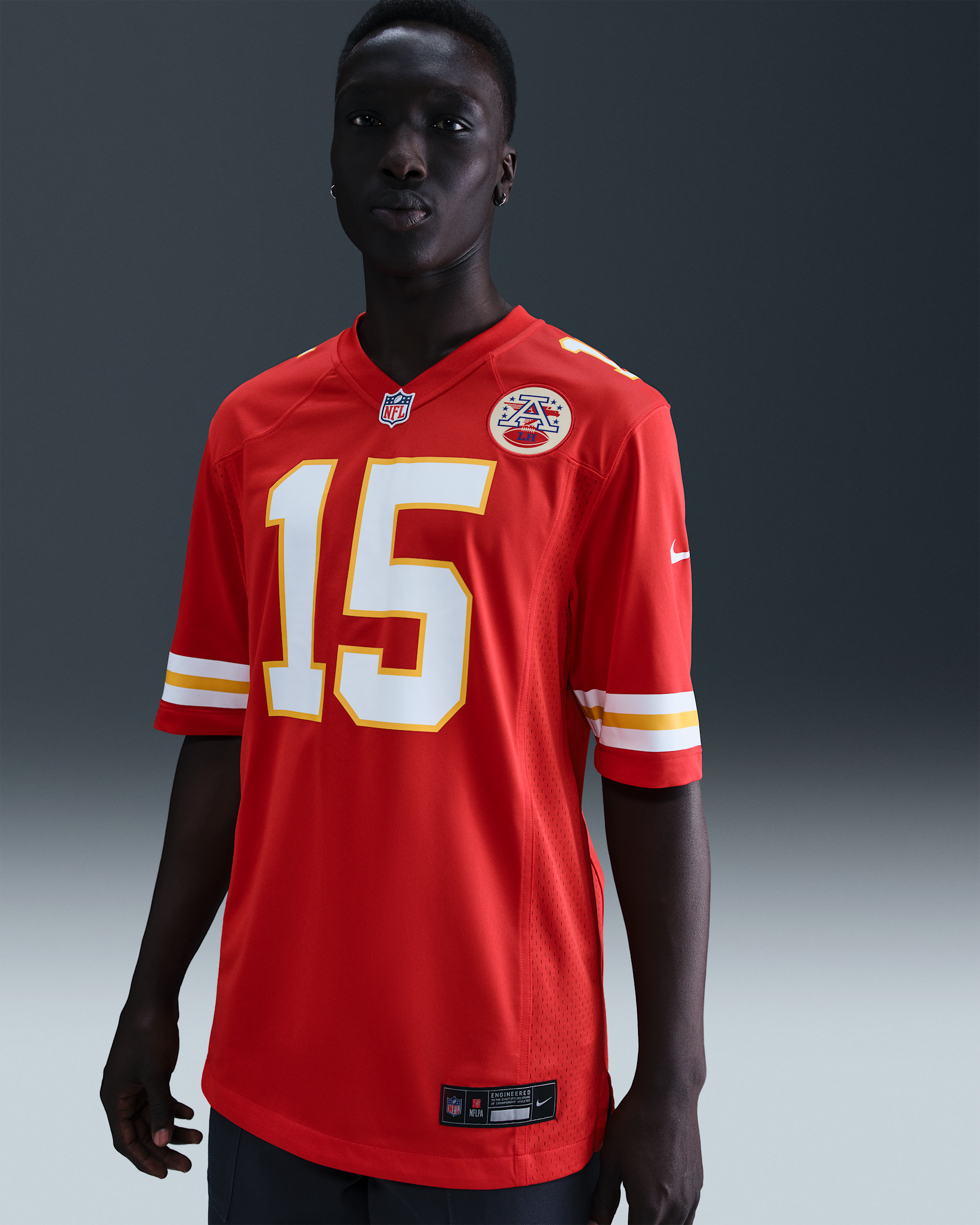NFL Kansas City Chiefs (Patrick Mahomes) Samarreta de futbol americà - Home - University Red