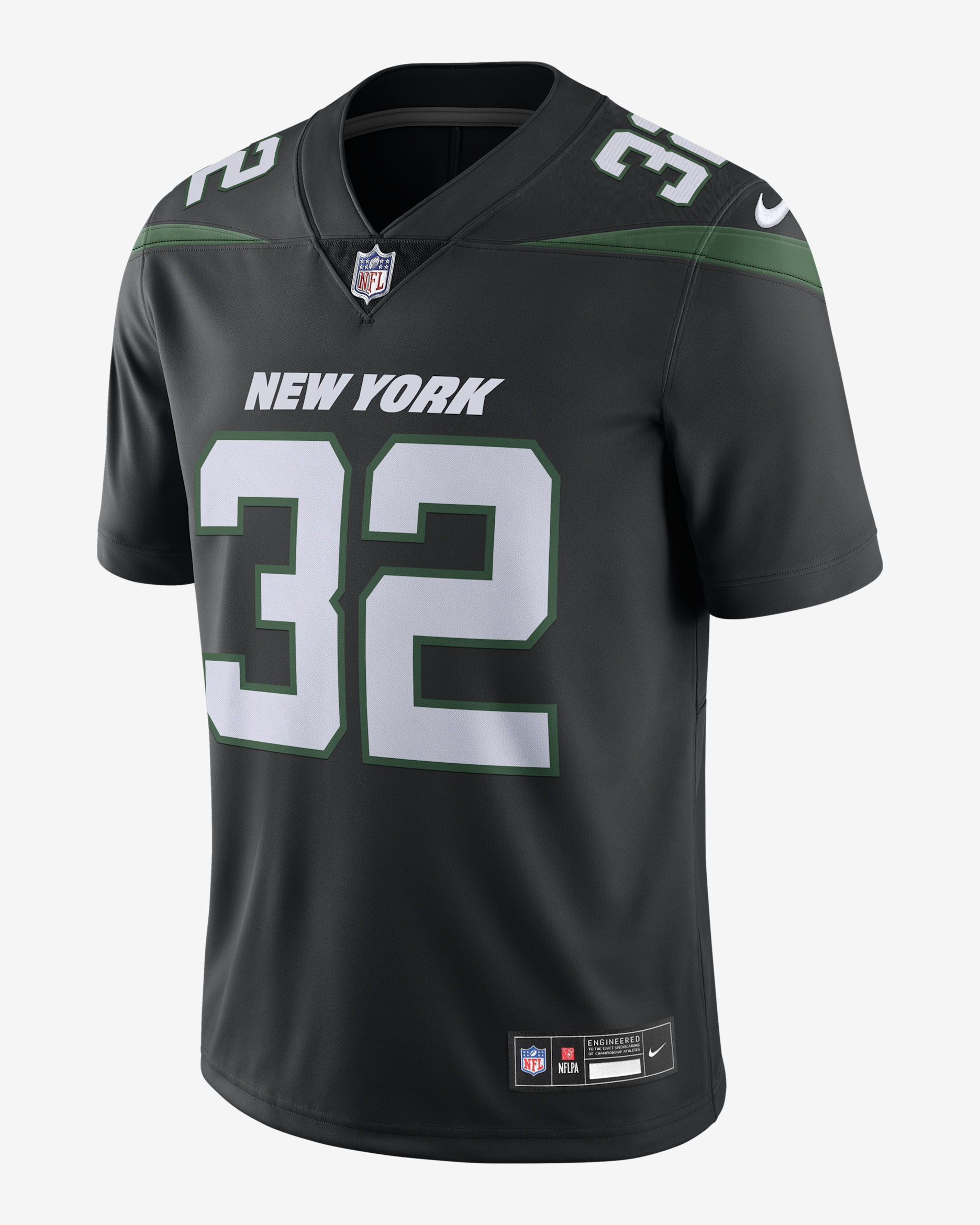 Jersey de fútbol americano Nike Dri-FIT de la NFL Limited para hombre Michael Carter New York Jets - Negro