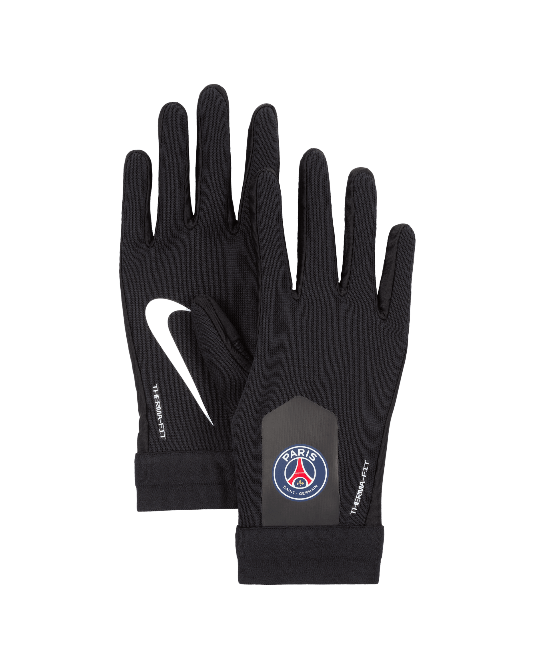 Gants de football Nike Therma-FIT Paris Saint-Germain Academy pour ado - Noir/Blanc