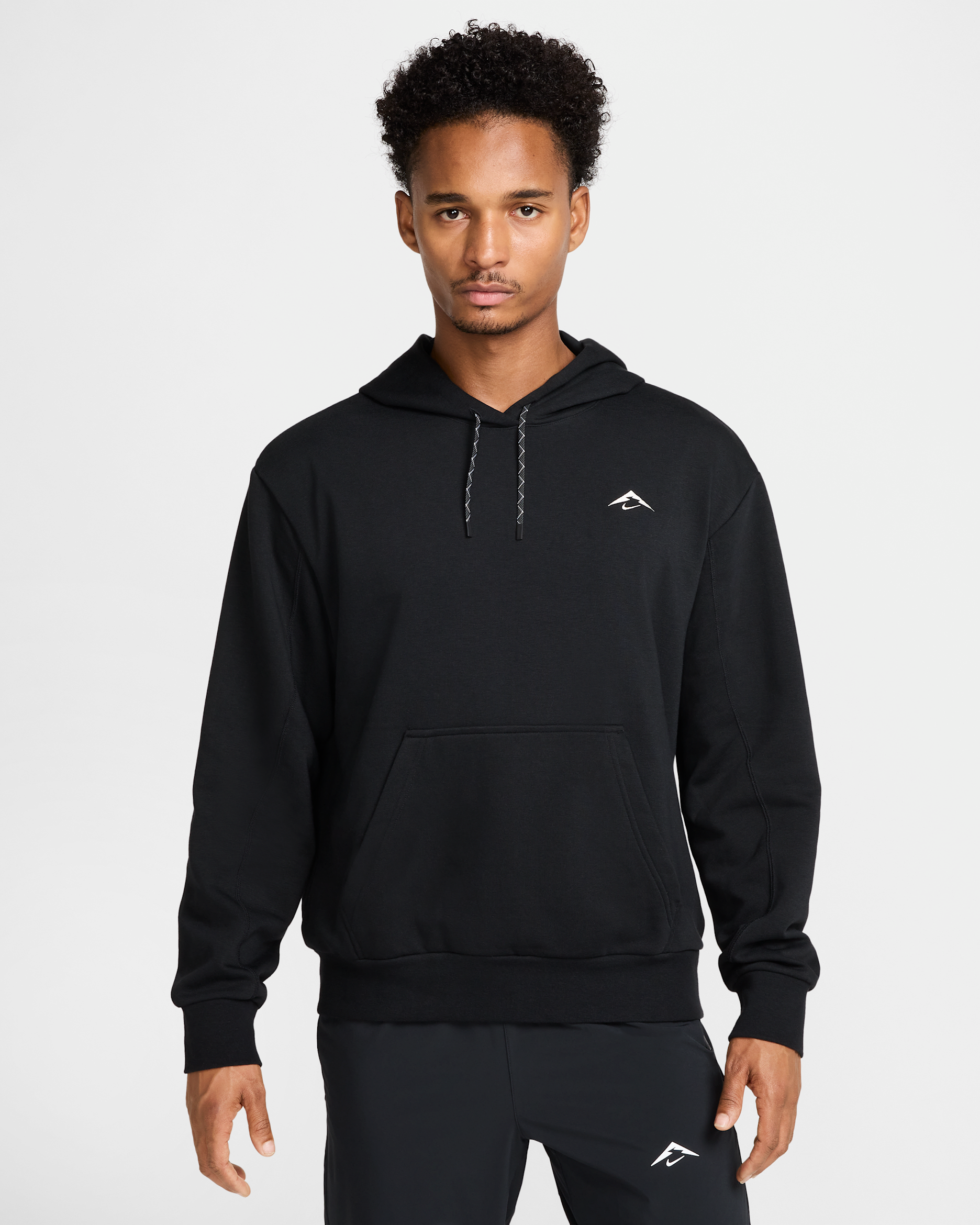 Nike Trail Magic Hour Men's Dri-FIT Running Hoodie - Black/Summit White