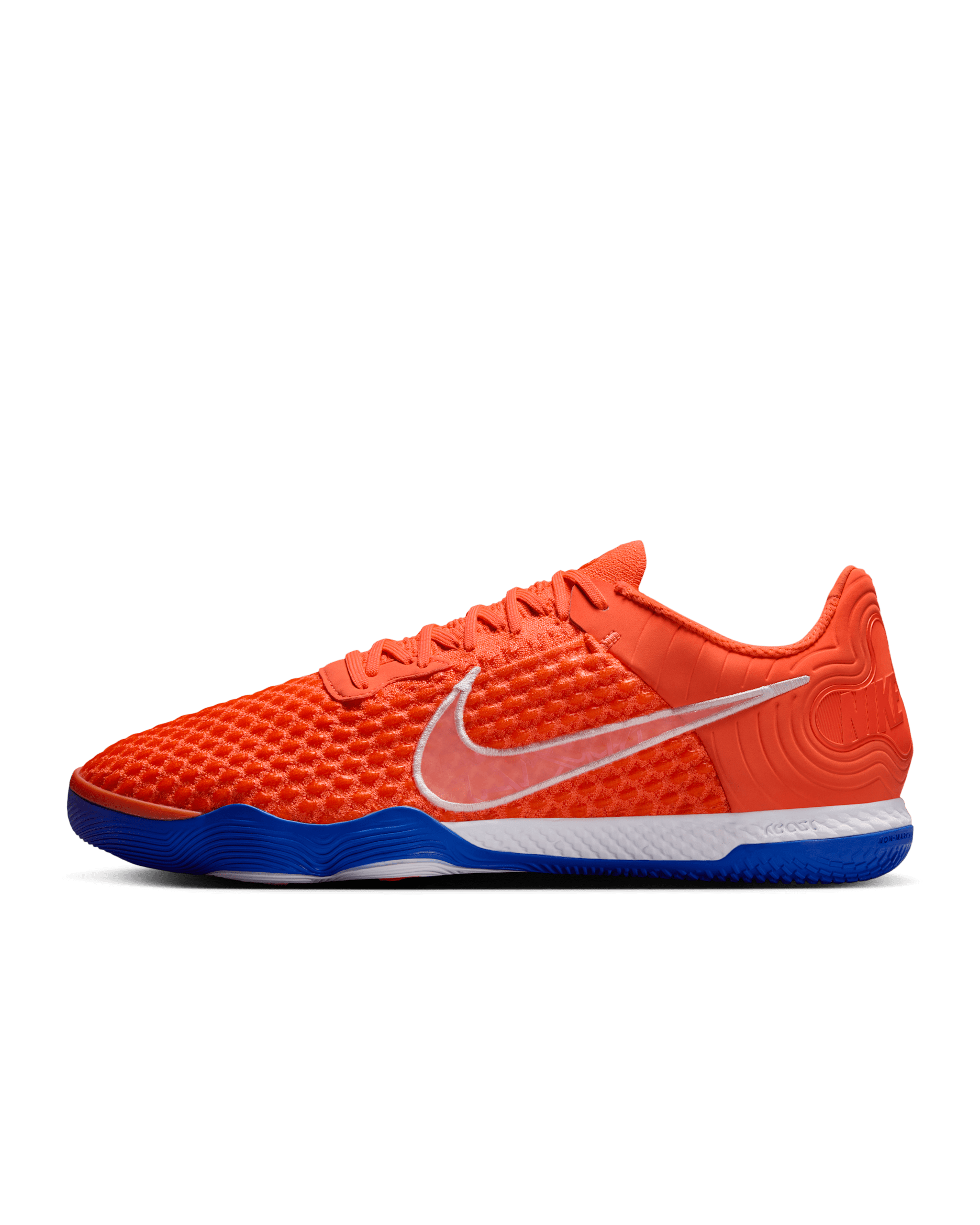 Nike React Gato Indoor/Court Low-Top Soccer Shoes - Light Wild Mango/White