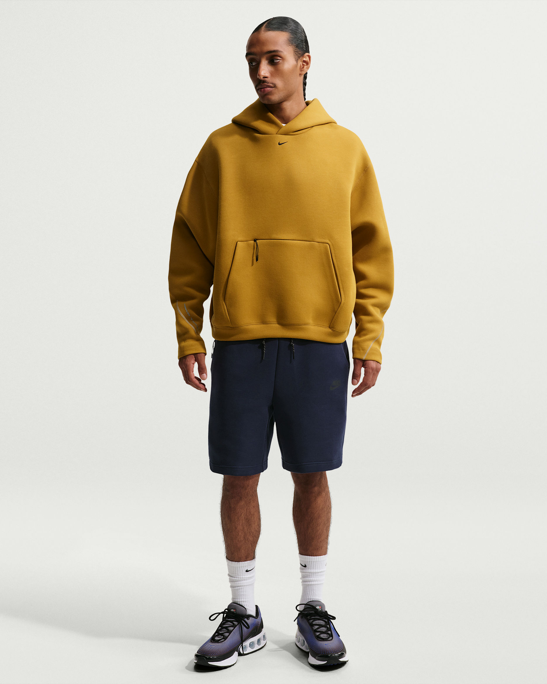 Nike Tech Men's Fleece Shorts - Obsidian/Black