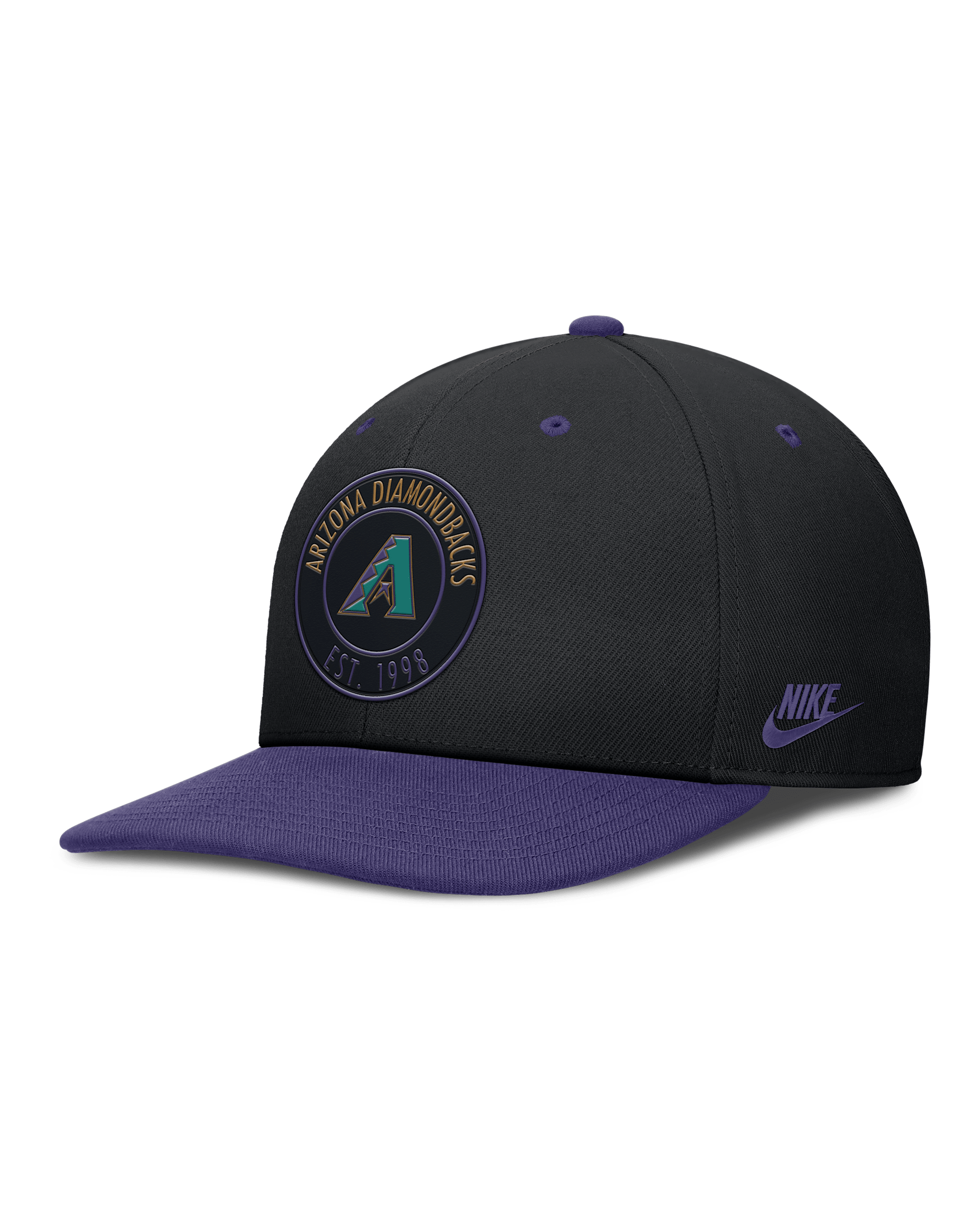 Arizona Diamondbacks Cooperstown Pro Men's Nike Dri-FIT MLB Adjustable Hat - Black