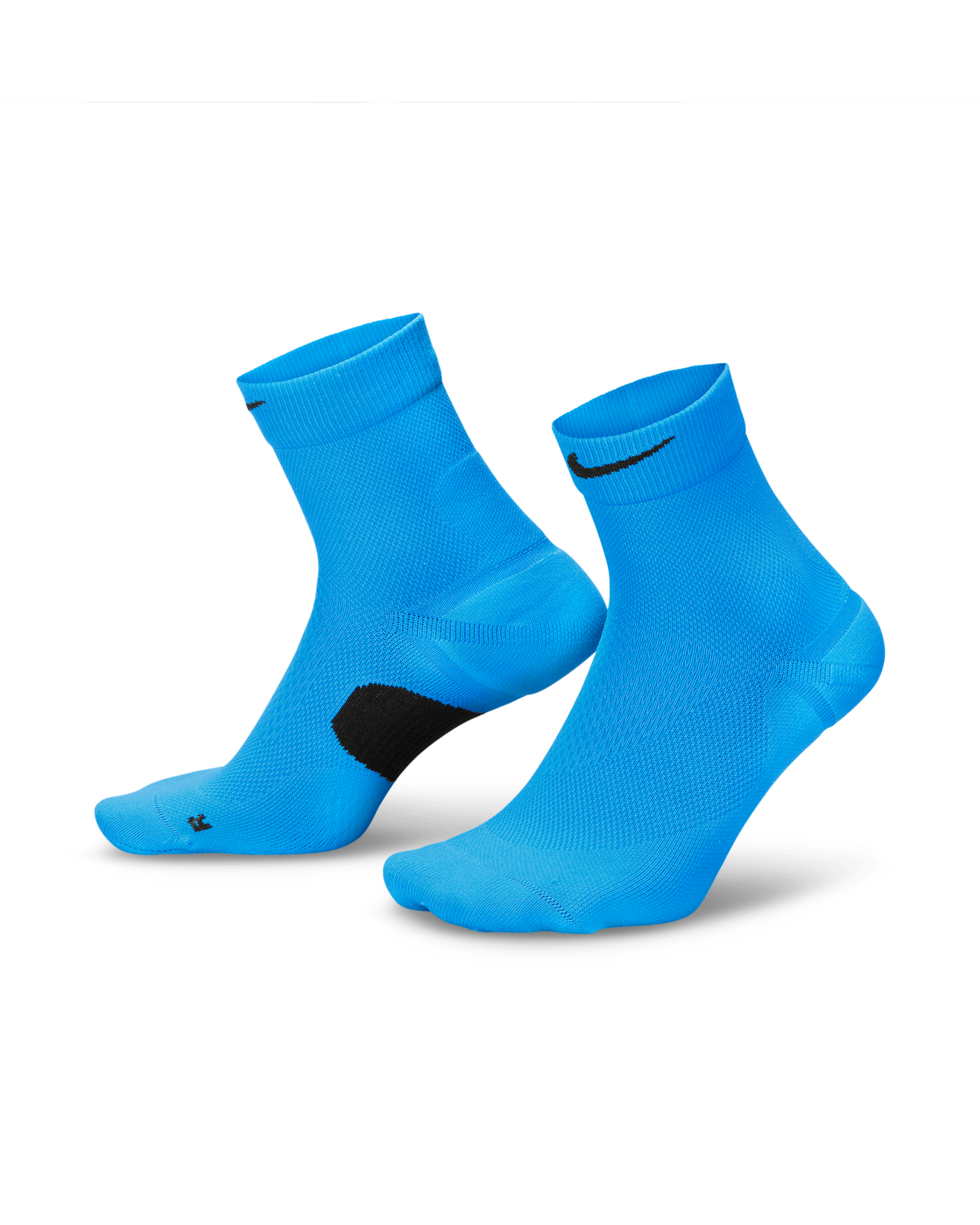 Nike Running Midweight Micro Crew Socks (1 Pair) - Blue Hero/Black