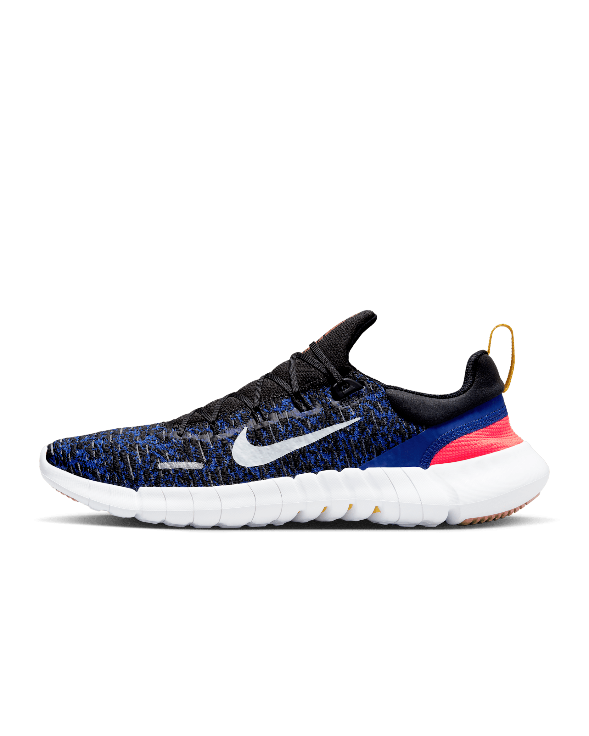 Nike Free Run 5.0 Hardloopschoenen voor heren (straat) - Zwart/Concord/Cinnabar/Football Grey