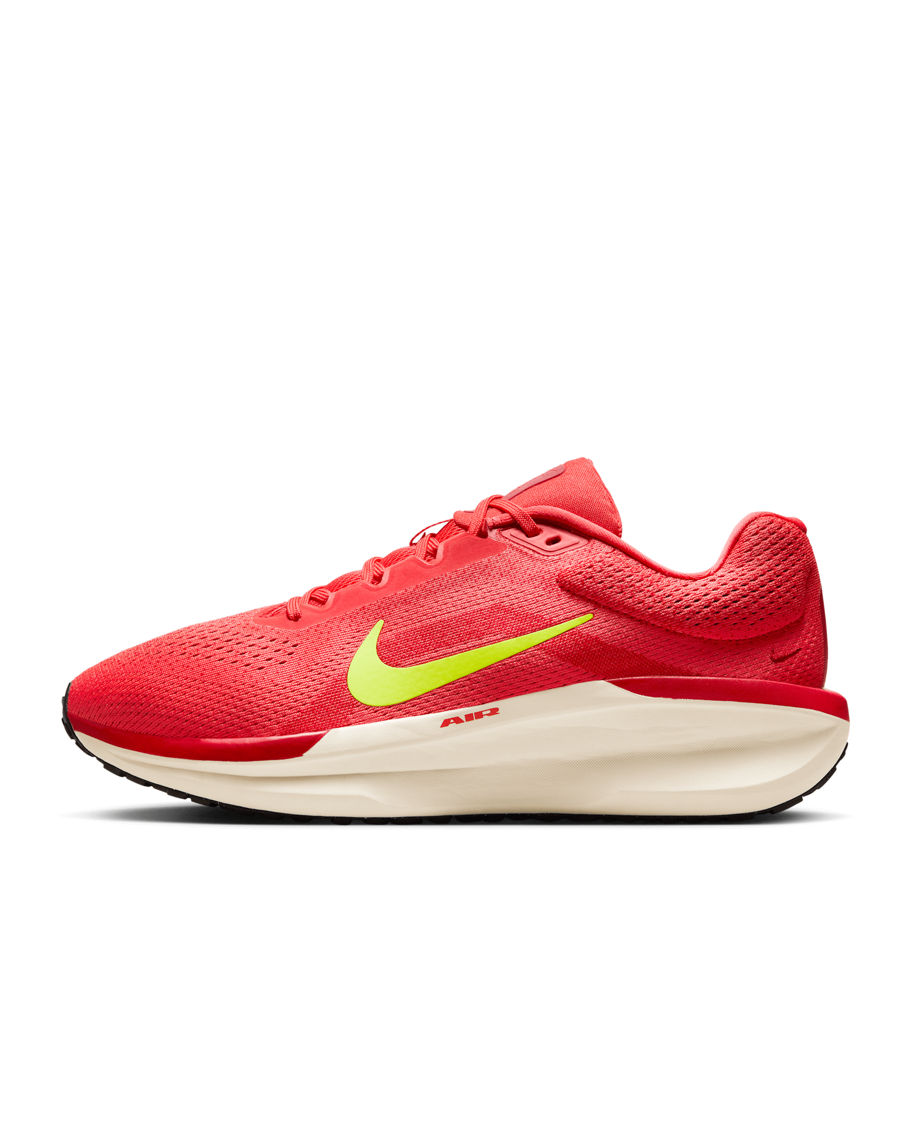 Nike Winflo 11 Men's Road Running Shoes - Light Crimson/Gym Red/Pale Ivory/Volt