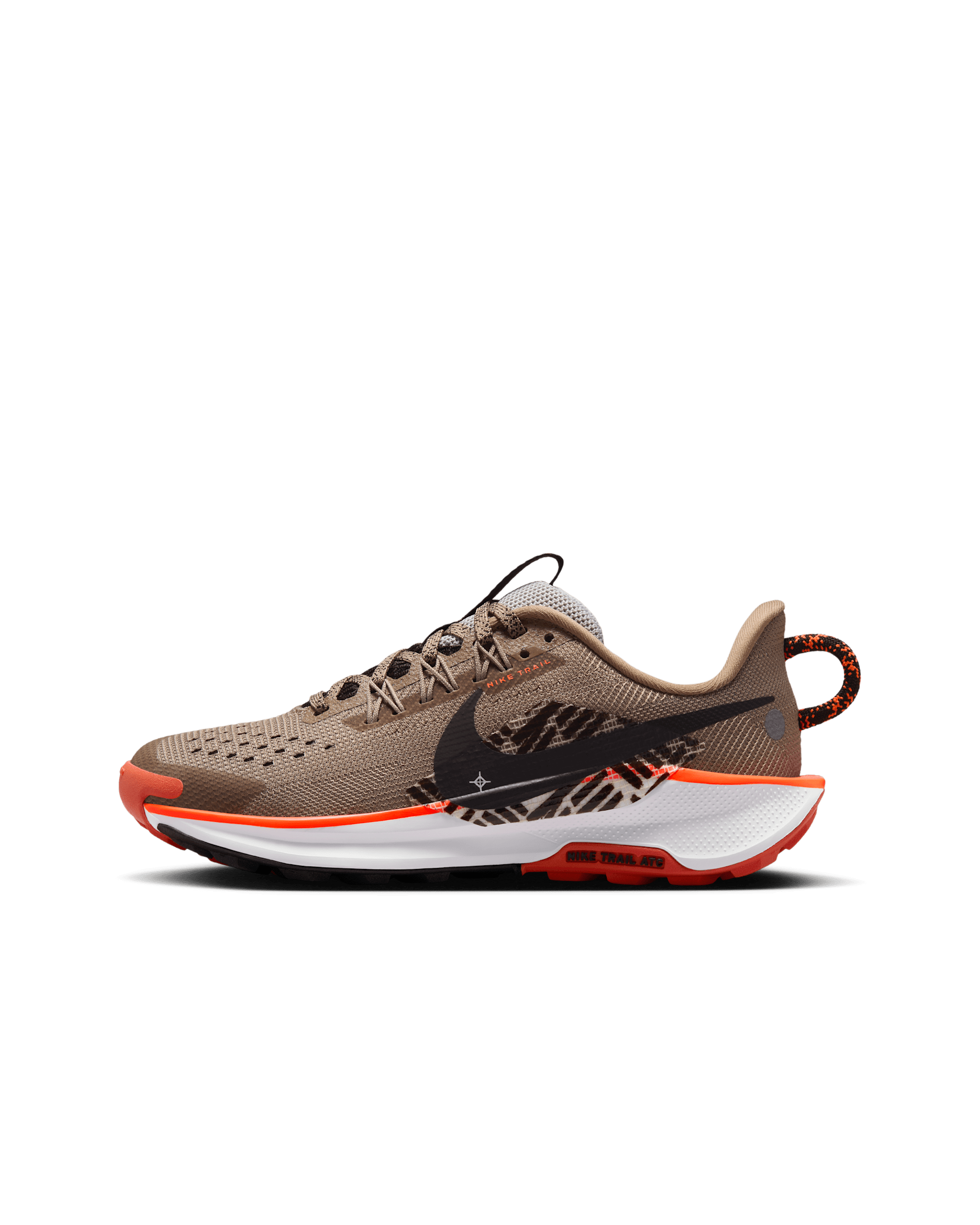 Chaussure de trail Nike Pegasus Trail 5 pour ado - Khaki/Hyper Crimson/Vintage Coral/Velvet Brown