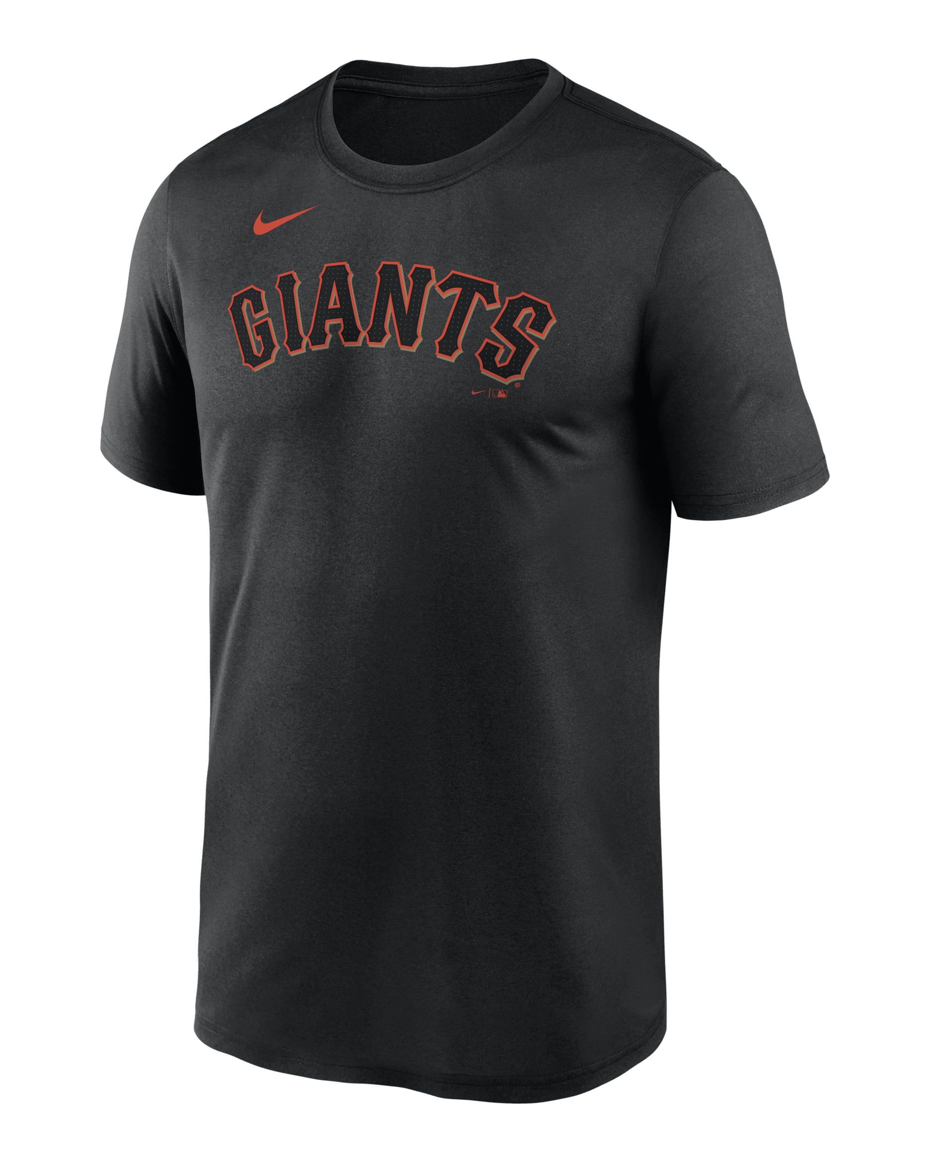 Playera Nike Dri-FIT de la MLB para hombre San Francisco Giants Fuse Wordmark Legend - Negro