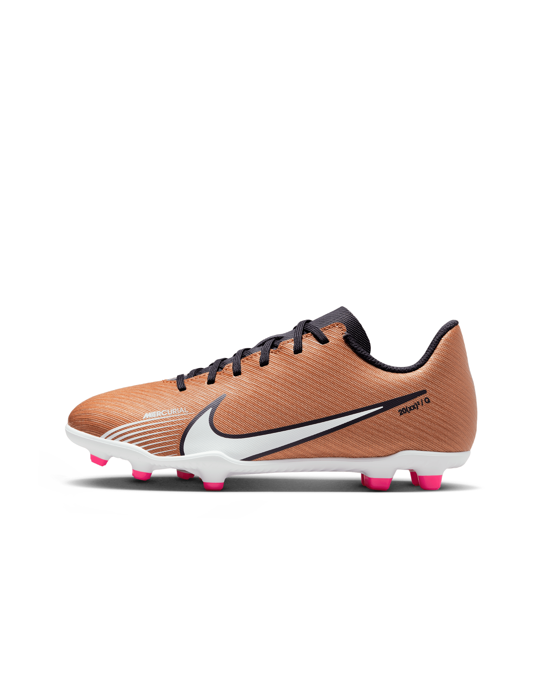 Nike Jr. Mercurial Vapor 15 Club MG Younger/Older Kids' Multi-Ground Football Boot - Metallic Copper/Metallic Copper