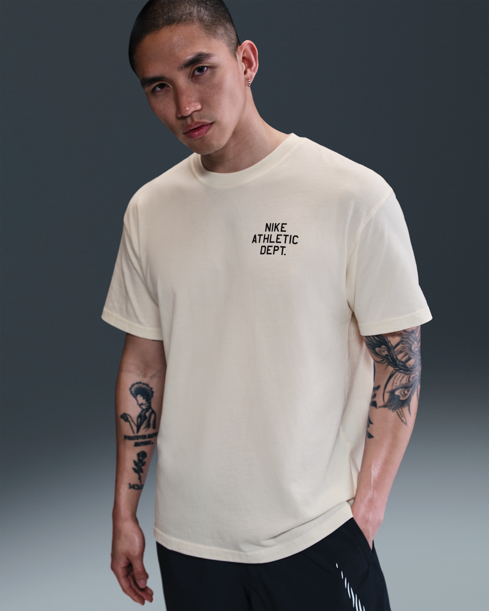 Nike Men's Max90 Fitness T-Shirt - Pale Ivory