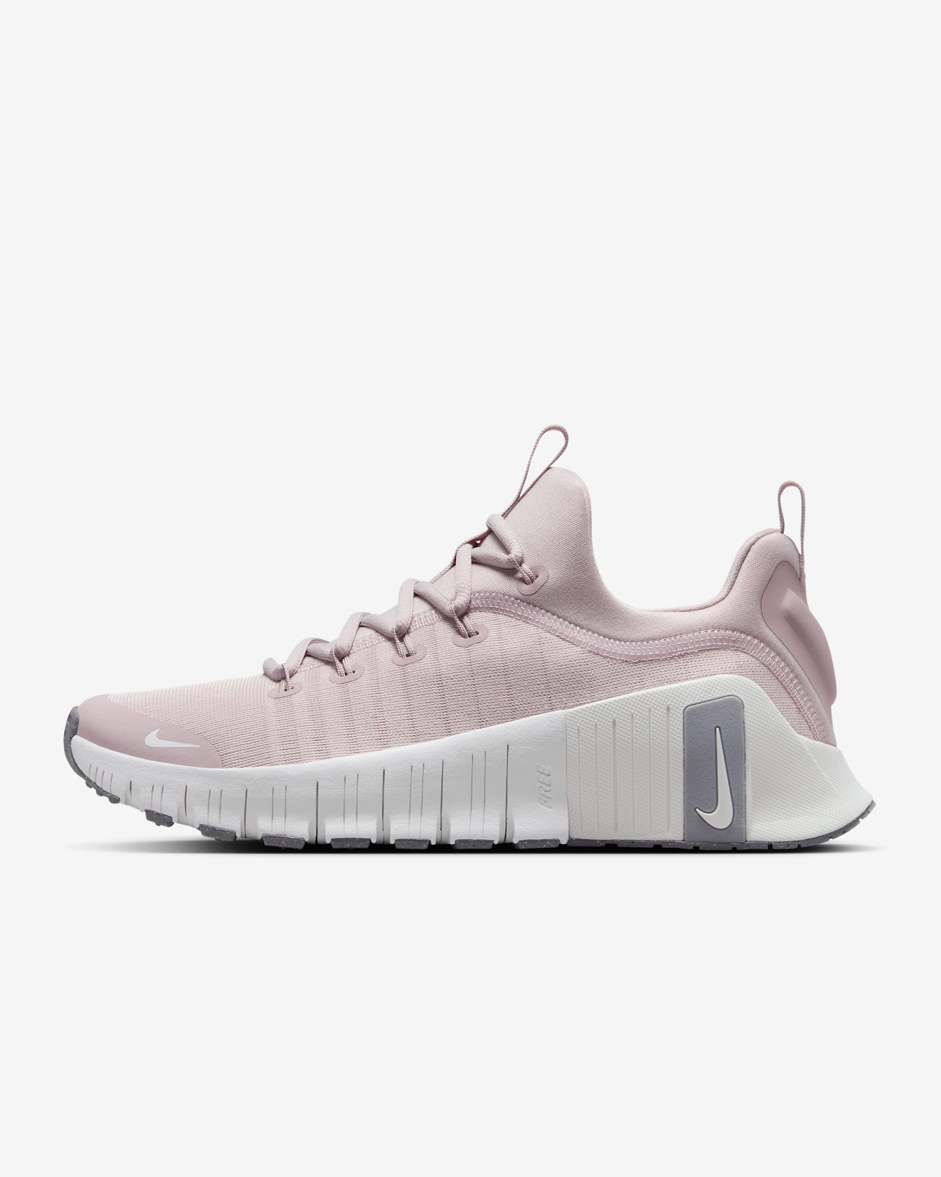 Tenis de entrenamiento para mujer Nike Free Metcon 6 - Violeta platino/Gris cemento/Blanco cumbre/Blanco