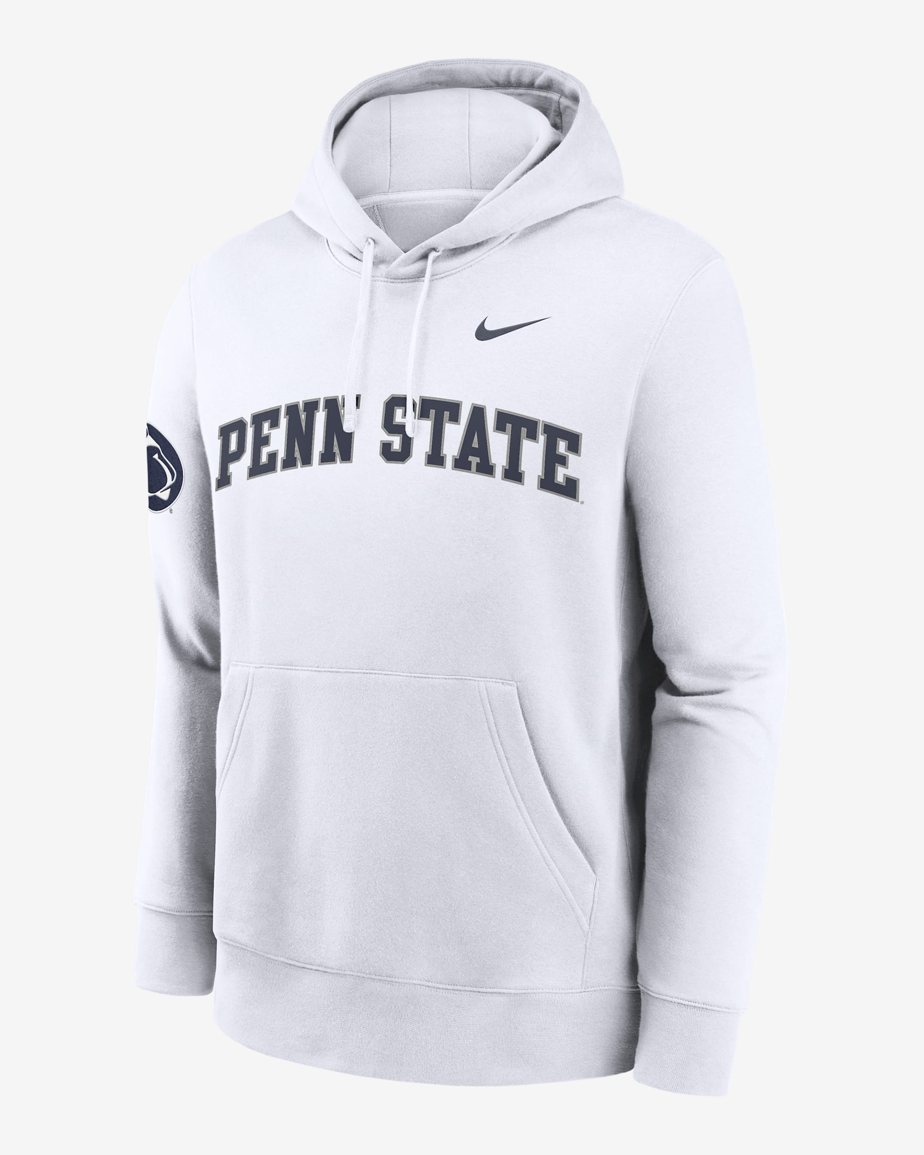 Penn State Sideline Club Men's Nike College Pullover Hoodie - White