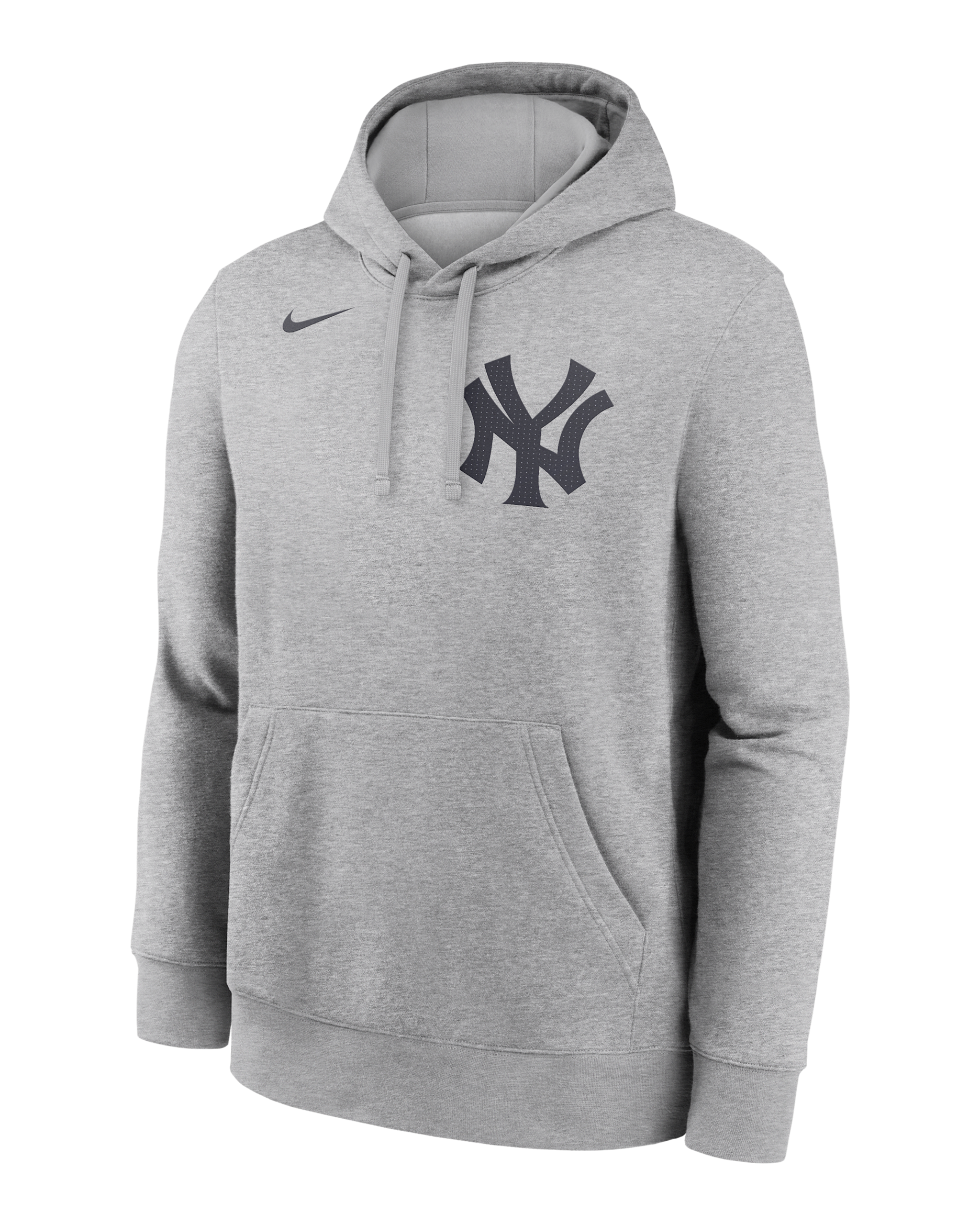 Sudadera con gorro sin cierre Nike de la MLB para hombre Aaron Judge New York Yankees Club - Gris