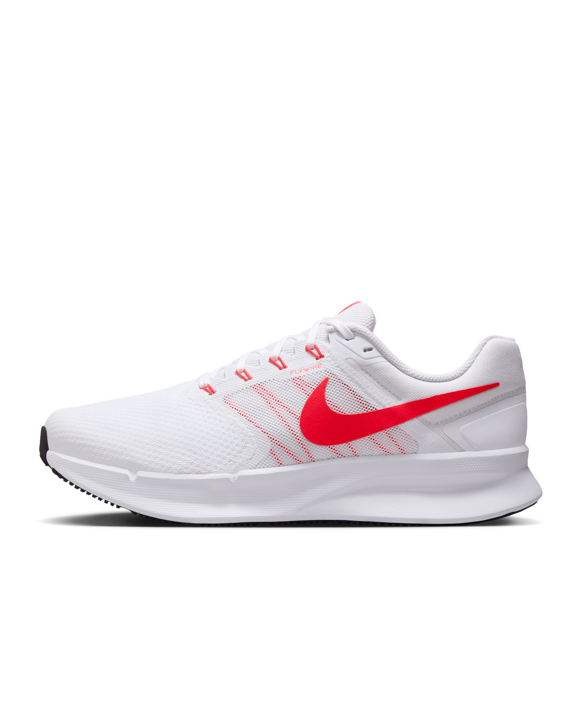 Nike Run Swift 3 Men's Road Running Shoes (Extra Wide) - White/Black/Bright Crimson