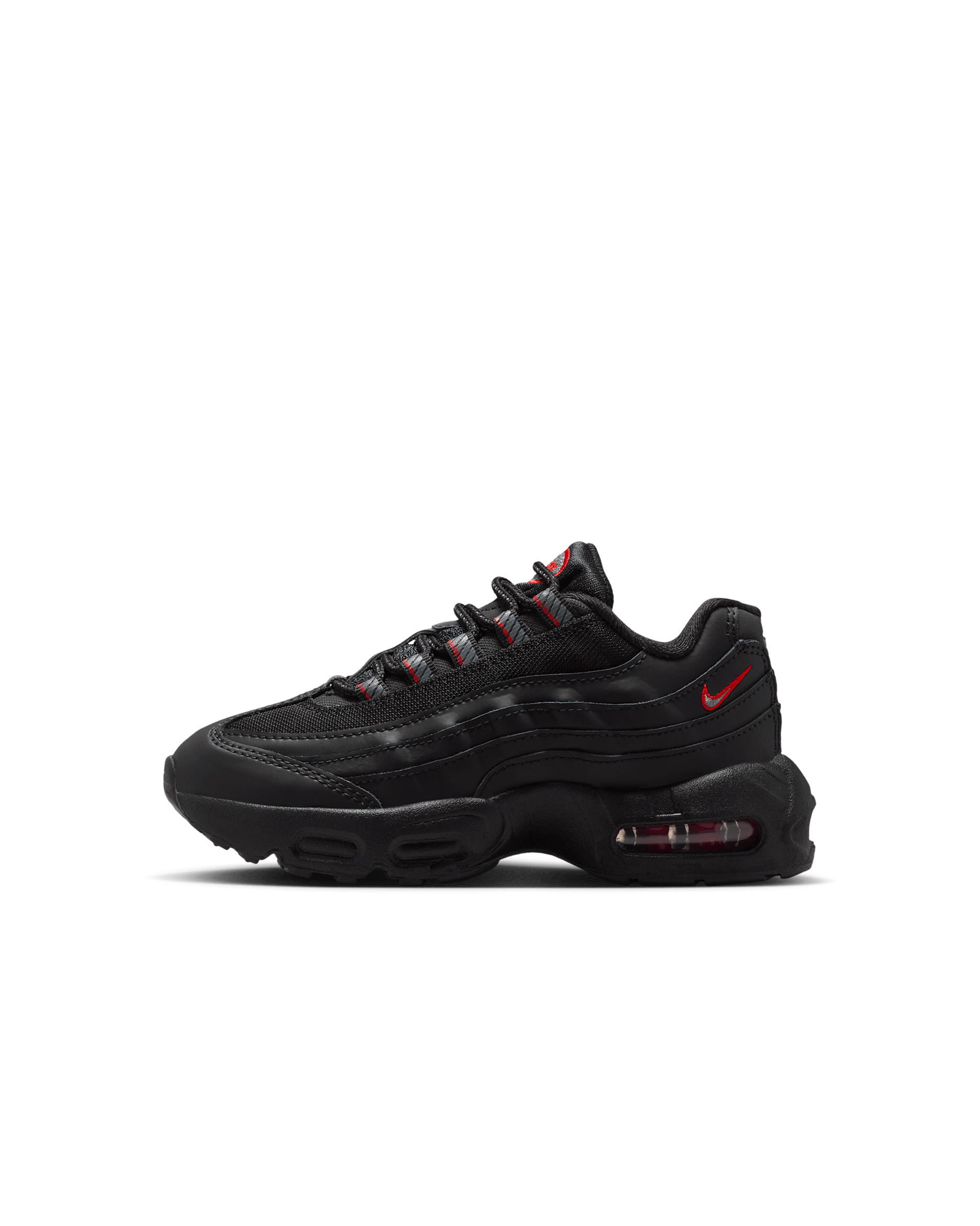 Scarpa Nike Air Max 95 Recraft – Bambino/a - Nero/University Red/Bianco/Smoke Grey