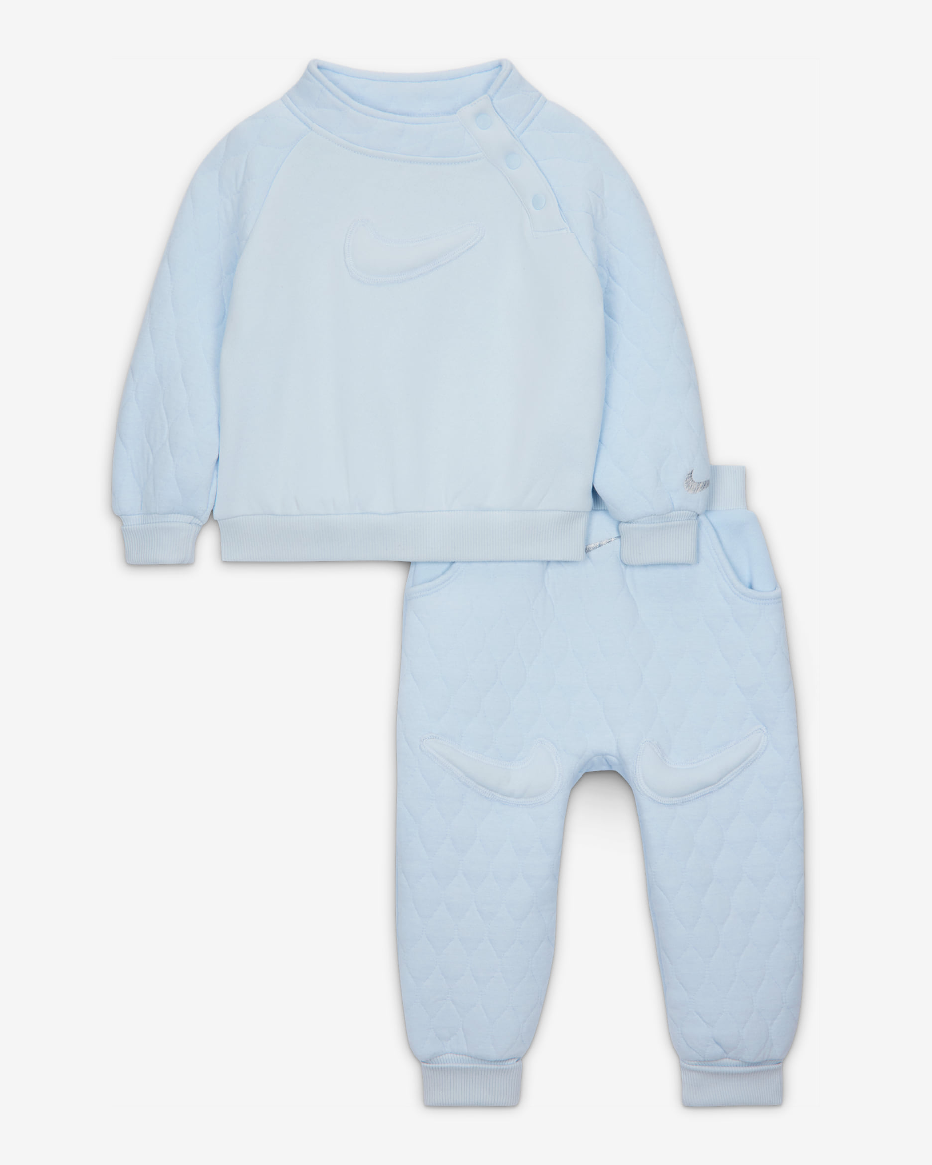 Nike Ready, Set! Baby (12-24M) 2-Piece Jogger Set - Blue Tint