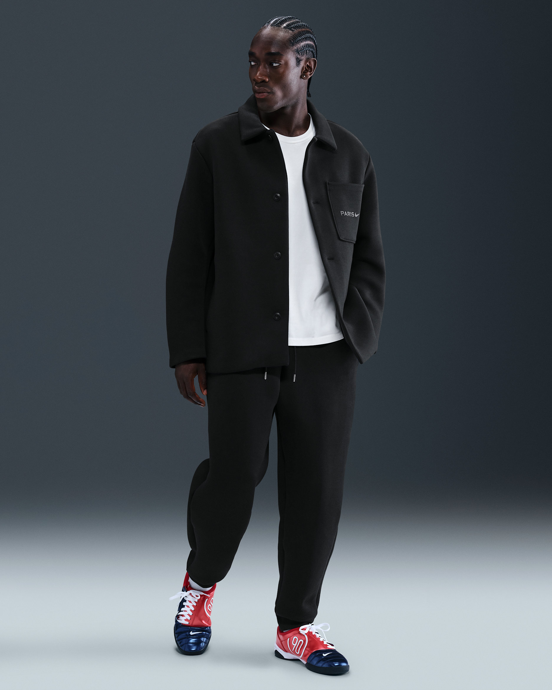 Paris Saint-Germain Tech Fleece Men's Nike Football Pants - Black/Black