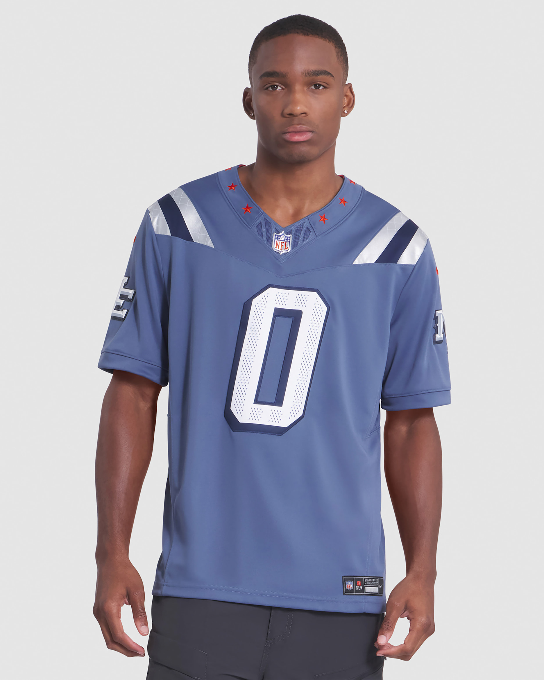 Christian Gonzalez New England Patriots Rivalries Collection Men's Nike Dri-FIT NFL Limited Jersey - Blue