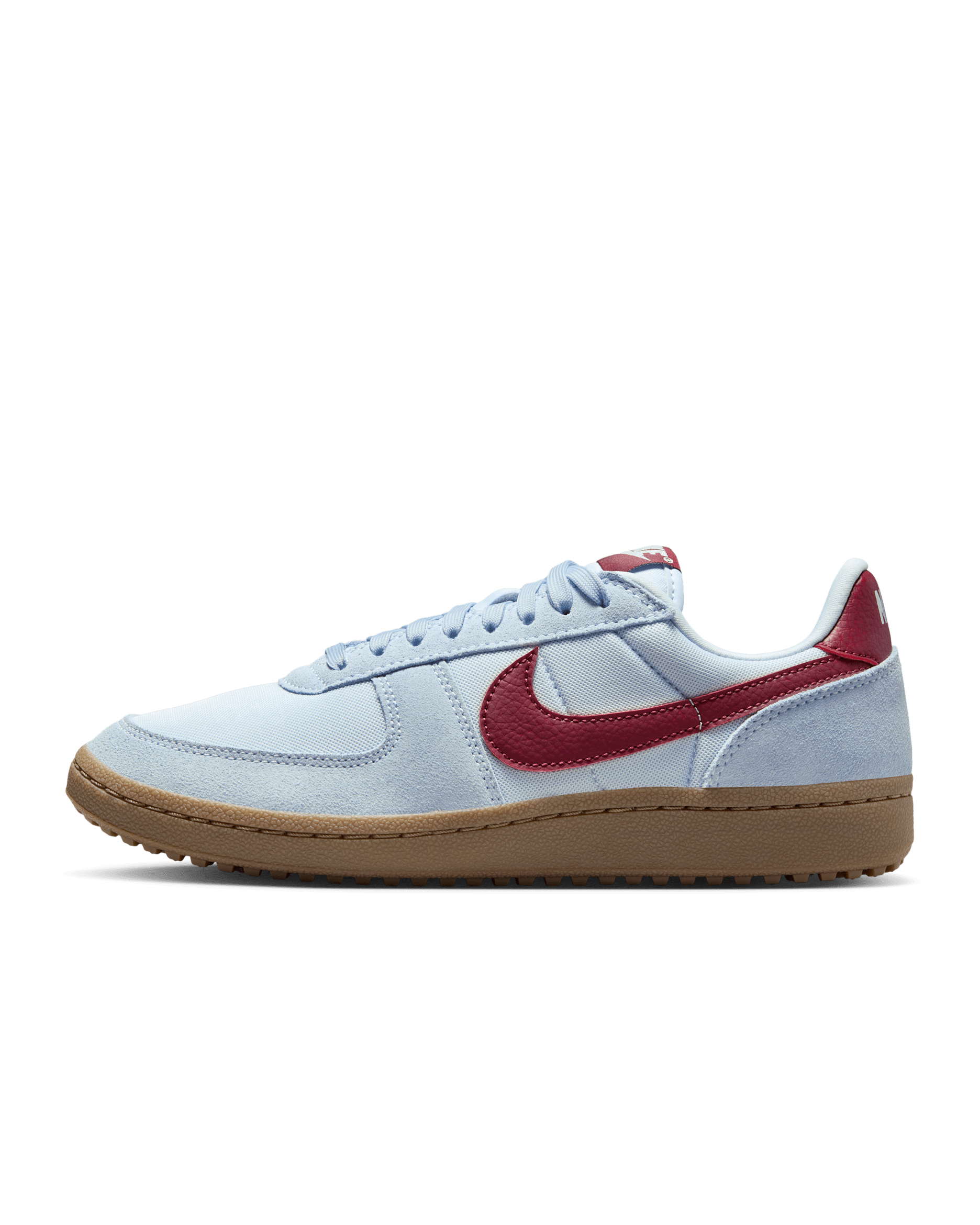 Tenis para mujer Nike Field General - Tinte azul/Azul celestino/Marrón oscuro goma/Rojo team