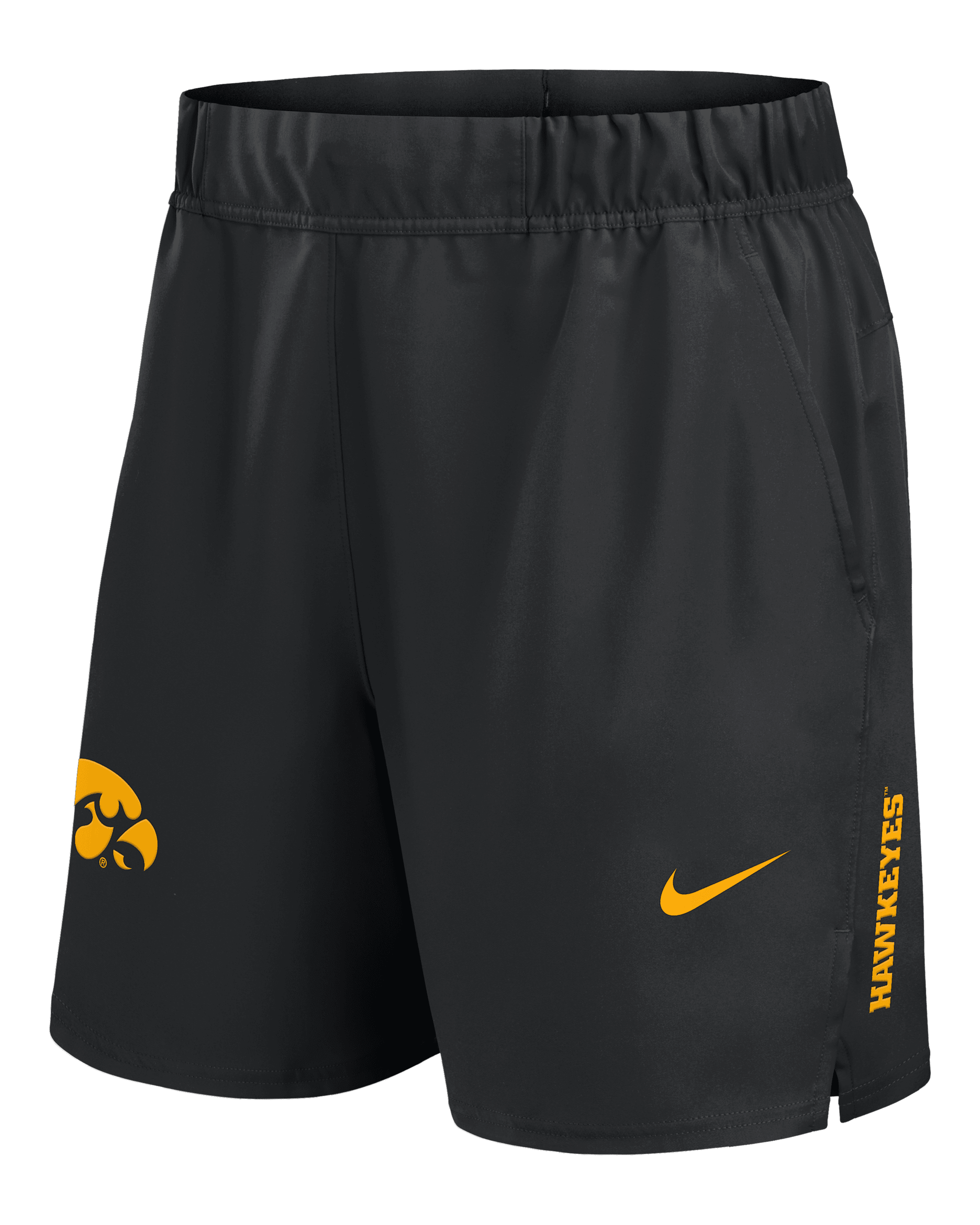 Shorts universitarios Nike Dri-FIT para hombre Iowa Primetime Victory Primary Logo - Negro