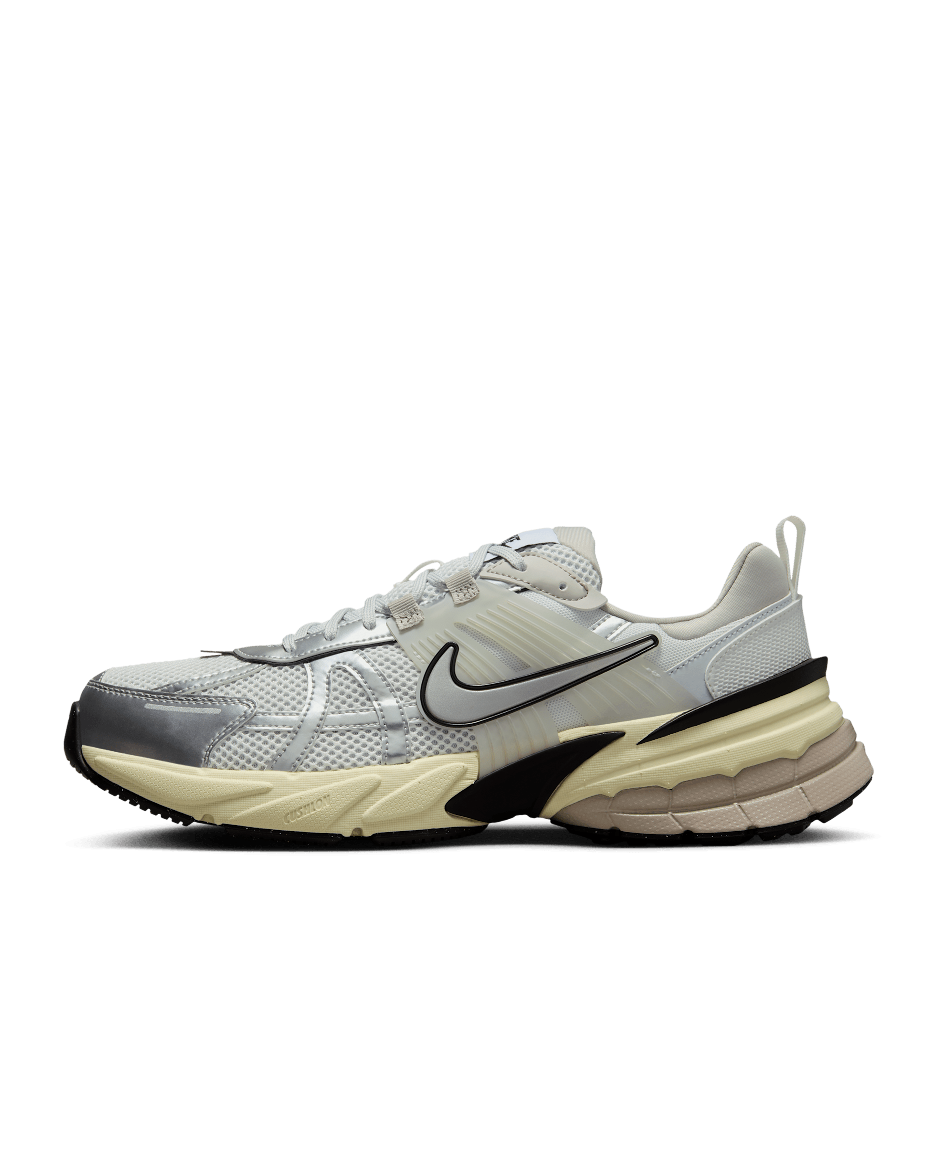Nike V2K Run Men's Shoes - Summit White/Pure Platinum/Light Iron Ore/Metallic Silver