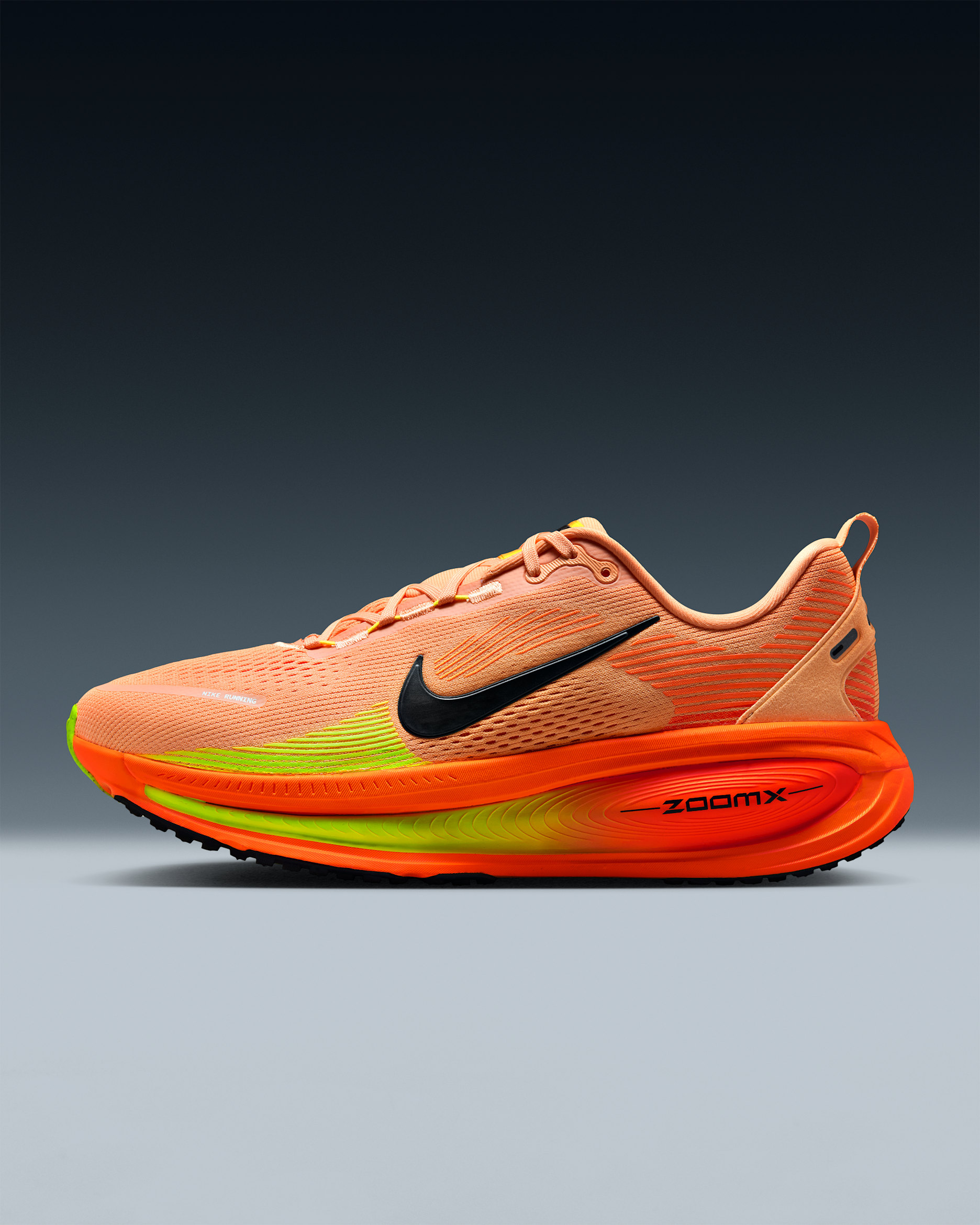 รองเท้าวิ่งโร้ดรันนิ่งผู้ชาย Nike Vomero 18 - Orange Chalk/Total Orange/Volt/ดำ