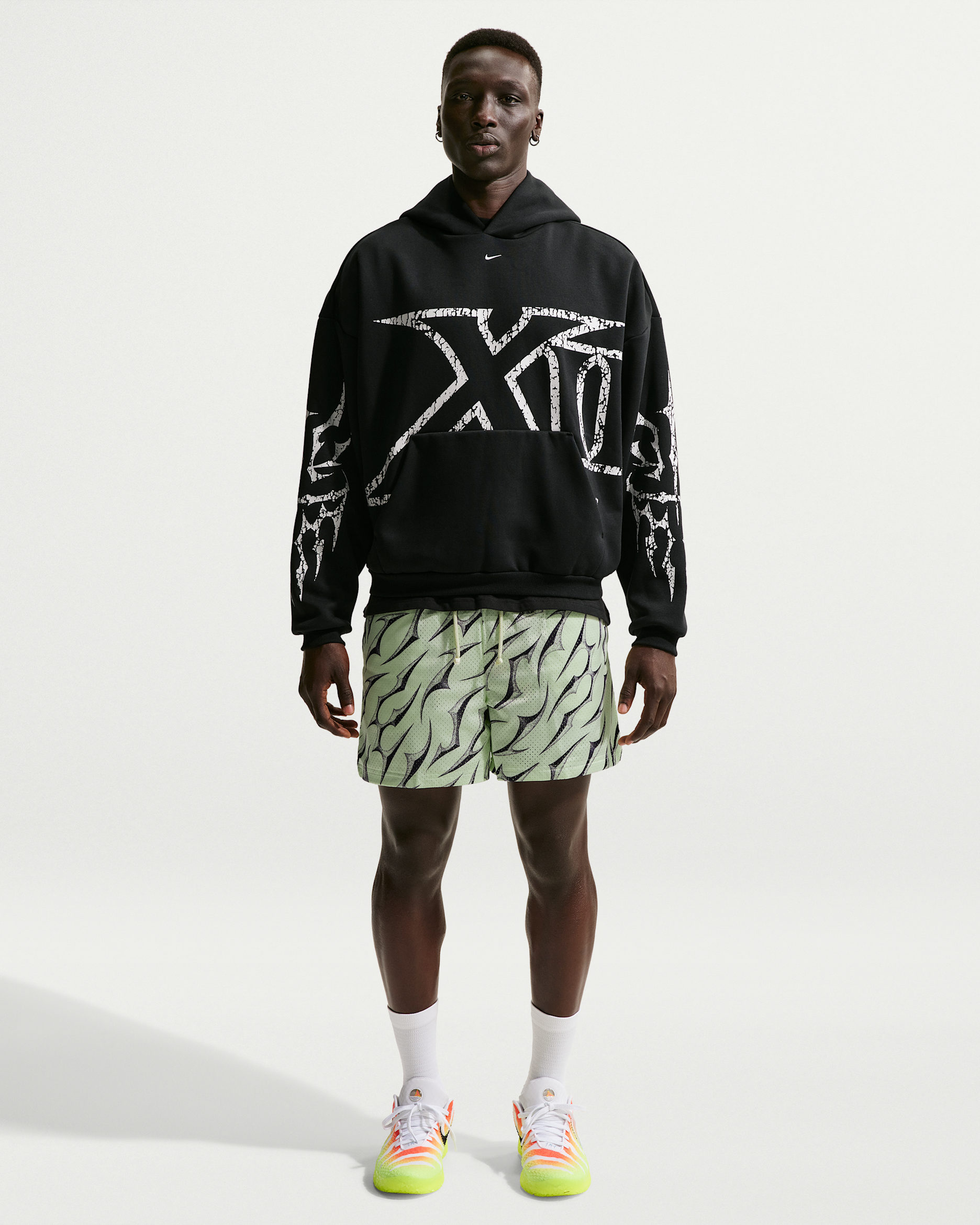 Ja Dri-FIT Basketball-Trainings-Shorts für Herren - Volt Tint/Purple Dynasty/Schwarz