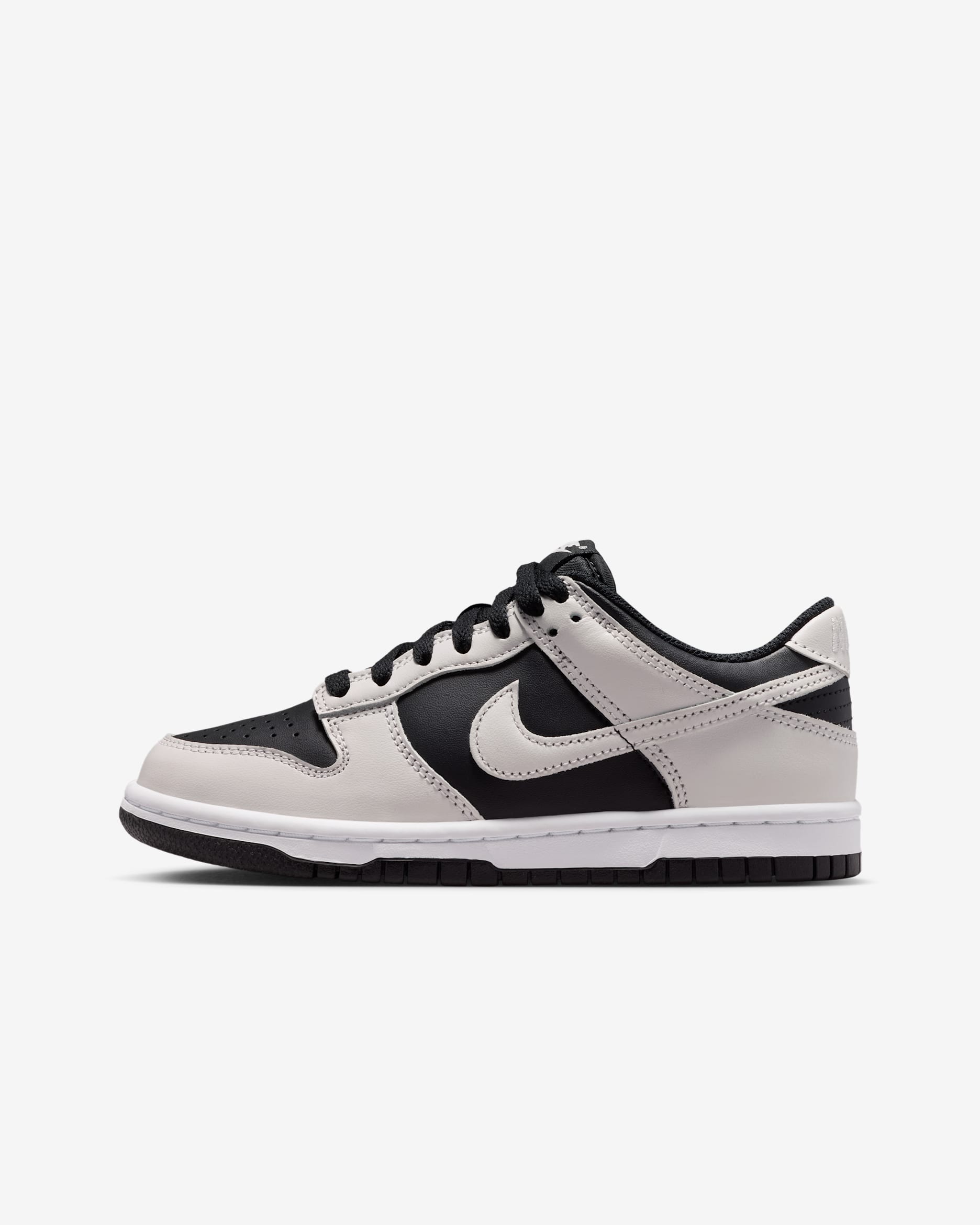 Nike Dunk Low Big Kids' Shoes - Black/Platinum Tint/White/Platinum Tint