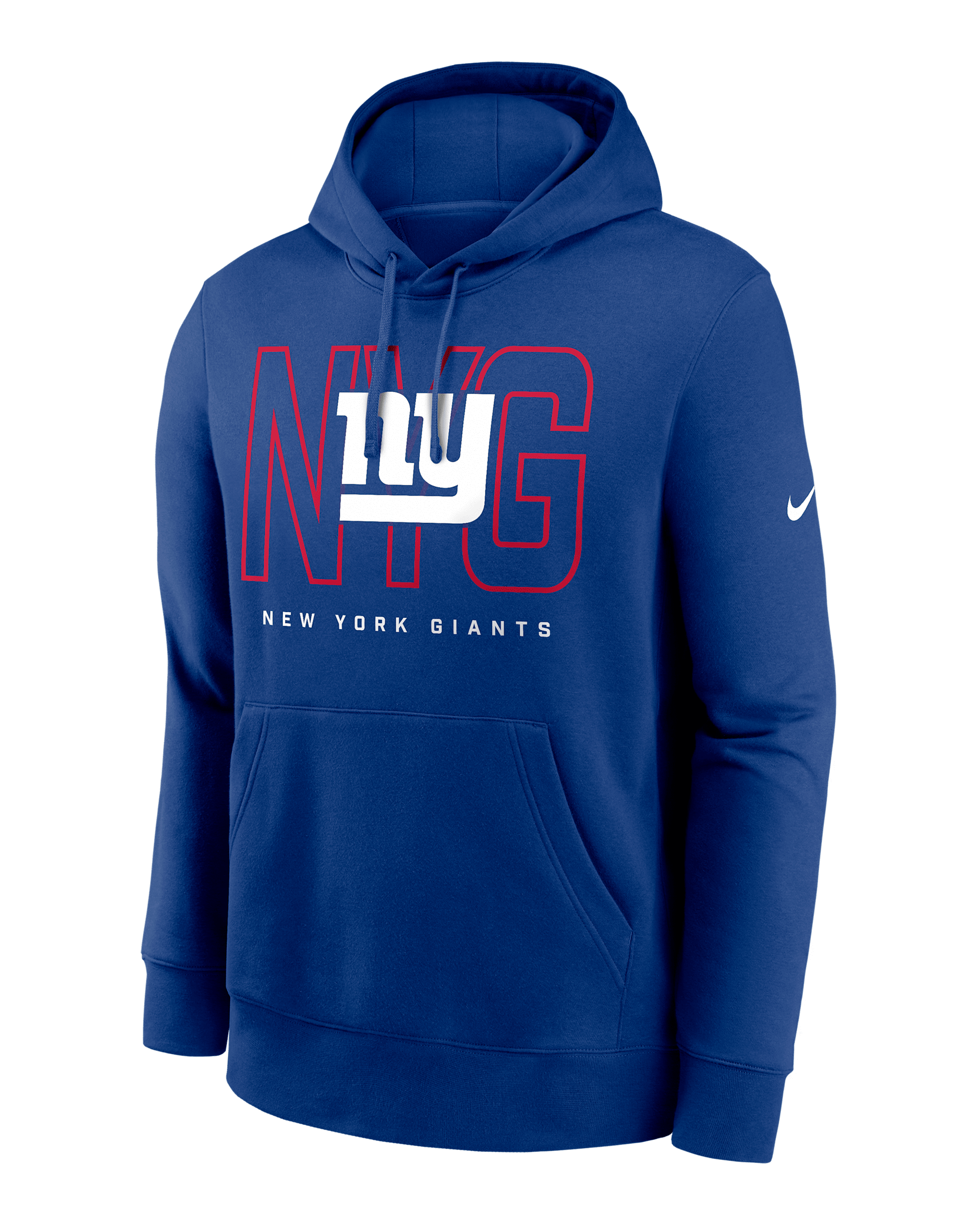 New York Giants Busted Play Club Men's Nike NFL Pullover Hoodie - Royal