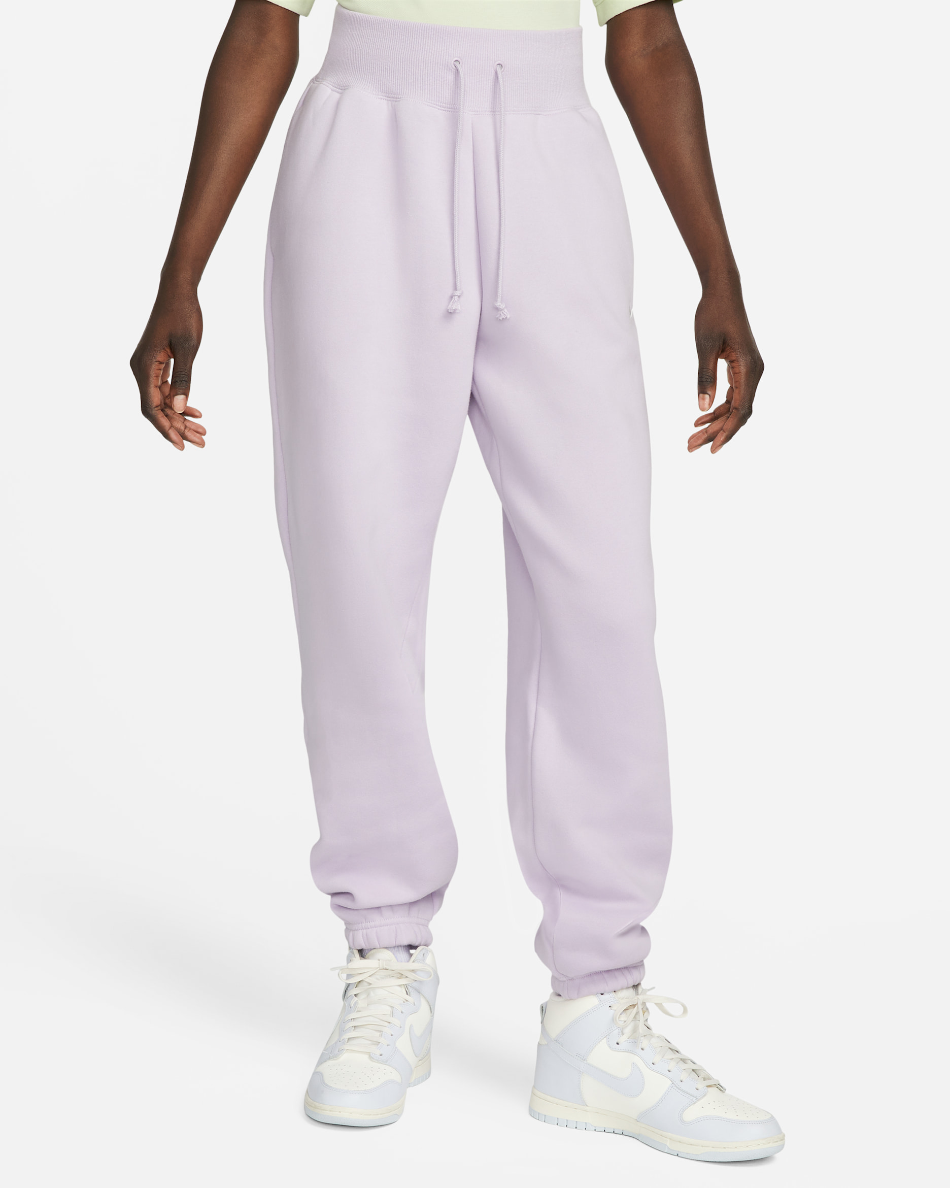 Nike Sportswear Phoenix Fleece Women's High-Waisted Oversized Sweatpants - Doll/Sail